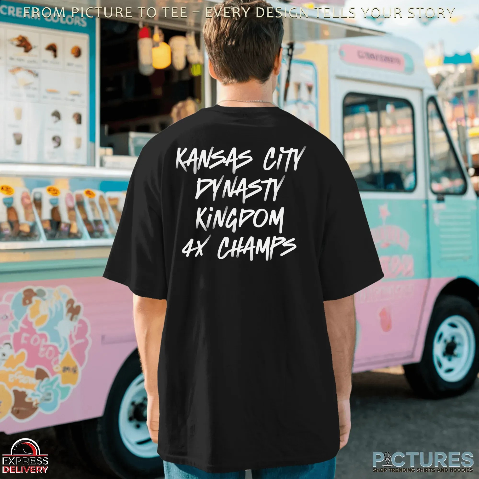 Kansas City Dynasty Kingdom Kingdom 4x Champs T Shirt 4 Kansas City Dynasty Kingdom Kingdom 4x Champs T Shirt