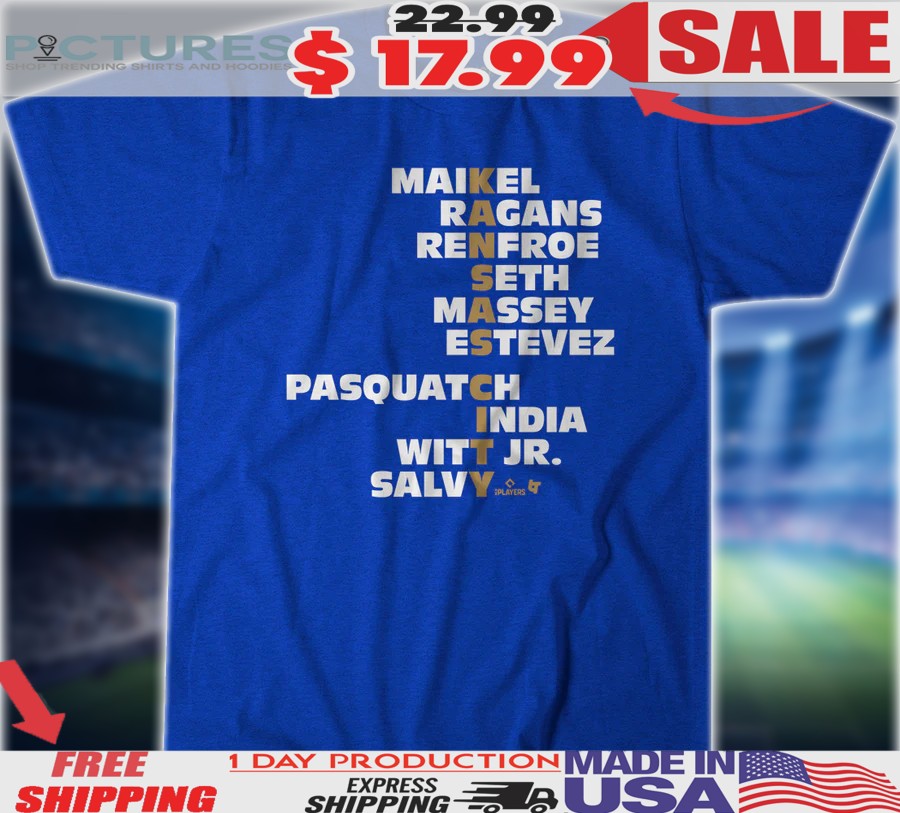 Kansas City Royals Names 2025 Maikel Ragans Renfroe Seth Massey Estevez Shirt