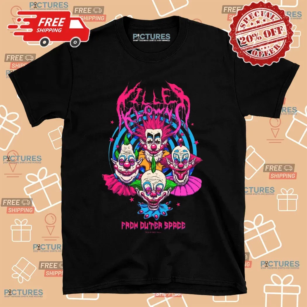 Killer Klowns From Outer Space Heavy Metal Halloween T Shirt