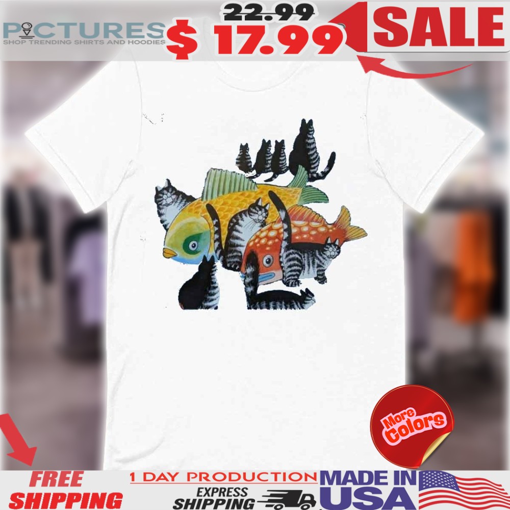 Kliban Cat Fish Shirt