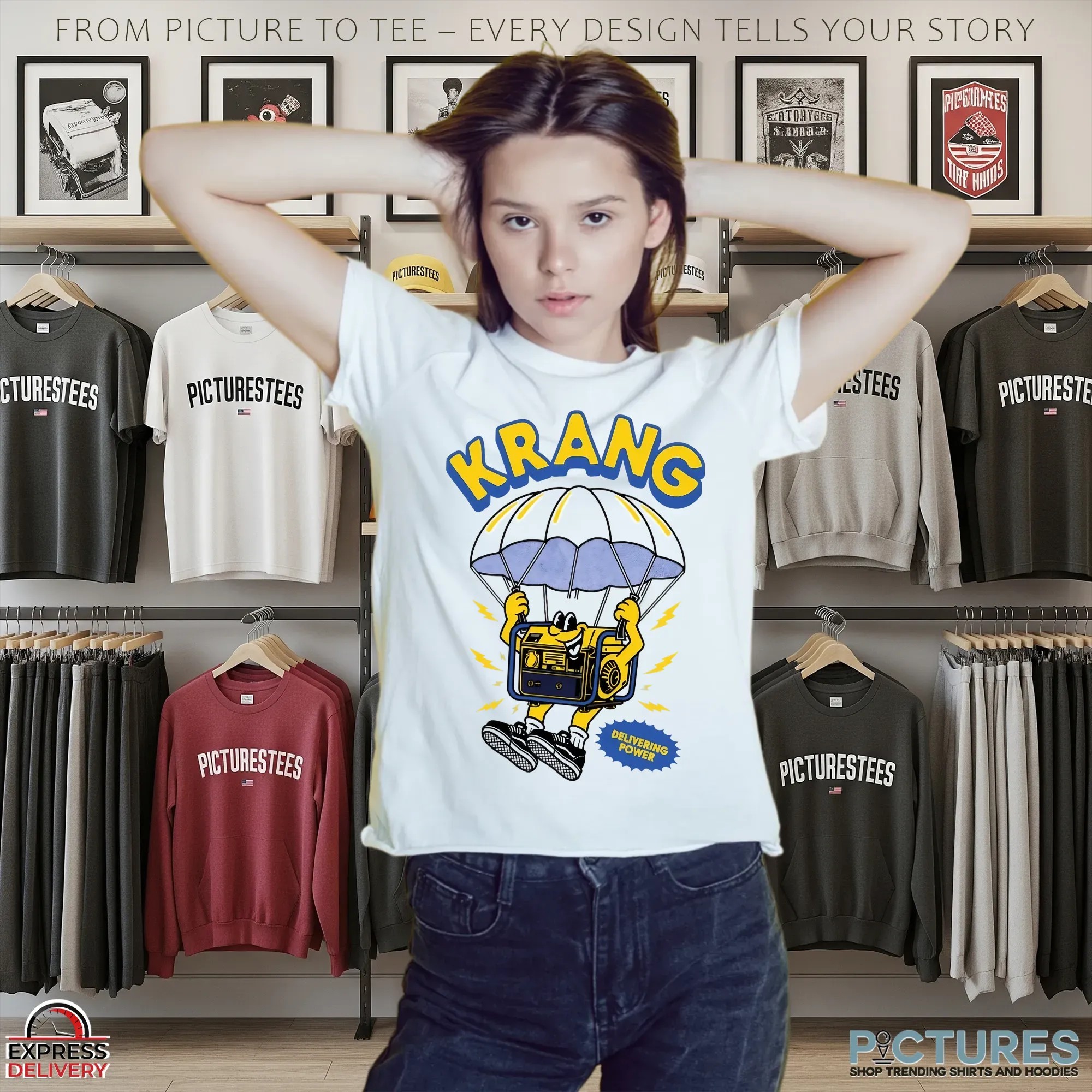 Krang Delivering Power T Shirt