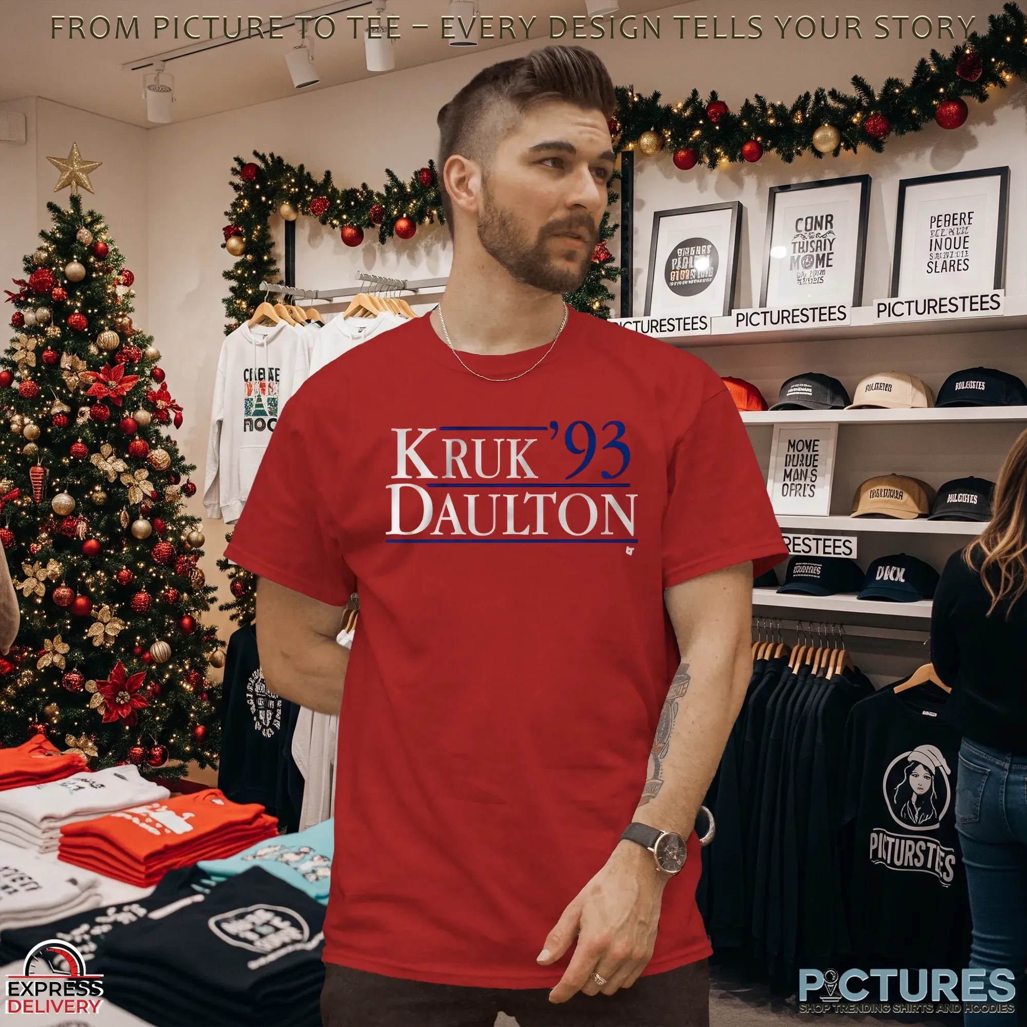 Kruk-daulton '93 Philadelphia Phillies Baseball T Shirt