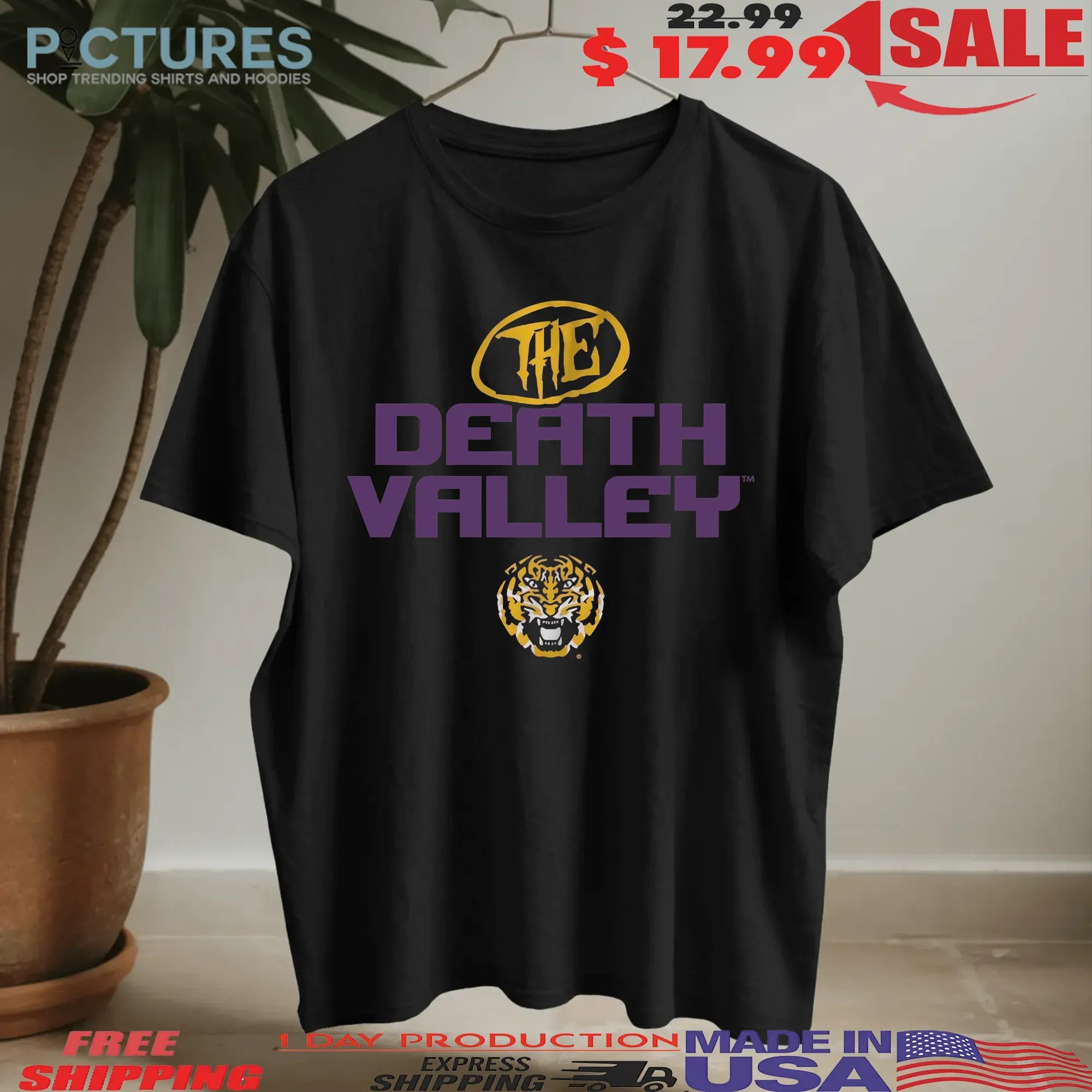LSU Tiger Football The Death Valley T Shirt