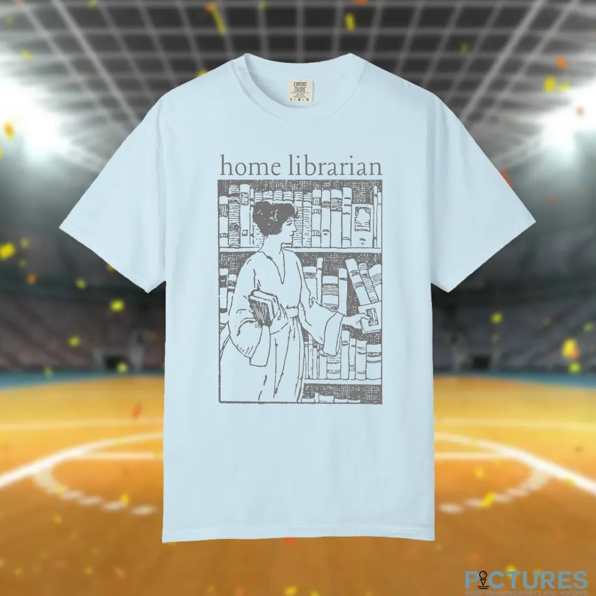 Lady Home Librarian T Shirt