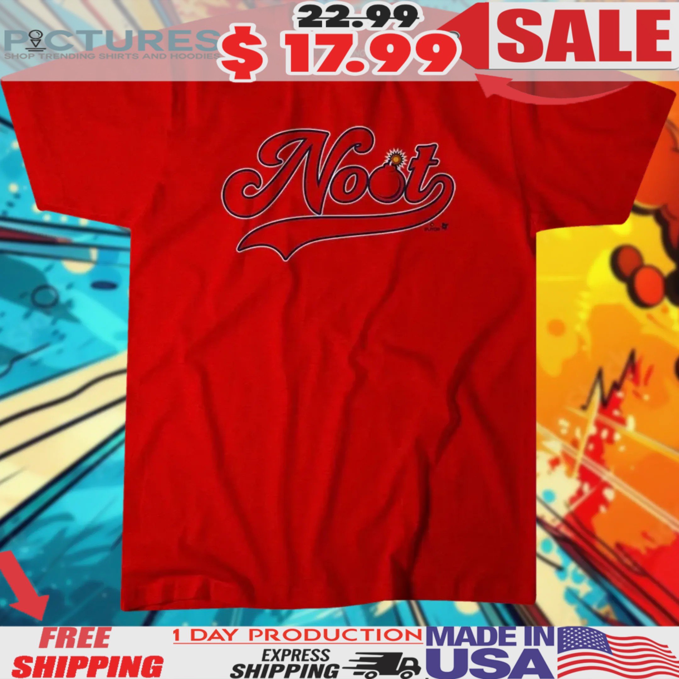Lars Nootbaar St. Louis Cardinals Noot Bomb Shirt