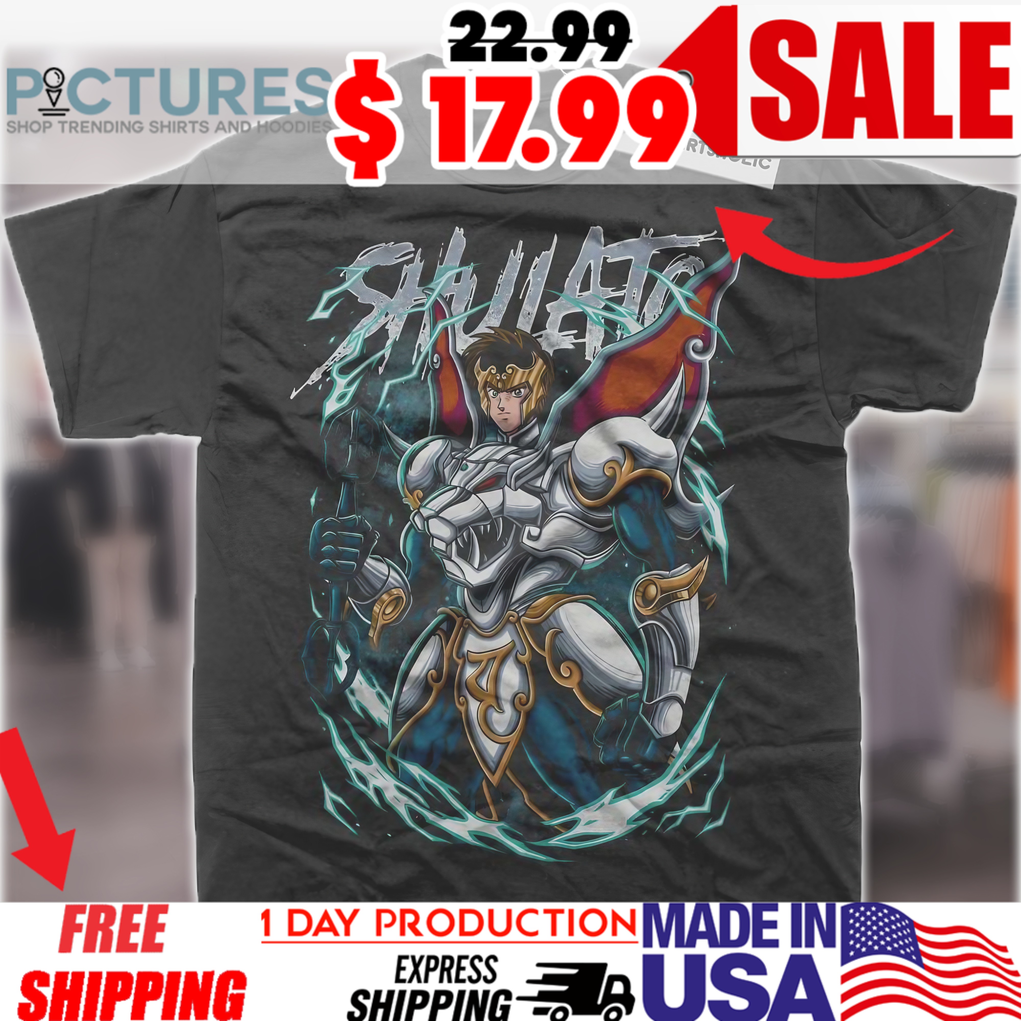 Legend of Heavenly Sphere Shurato Anime Fighter Graphic Shirt
