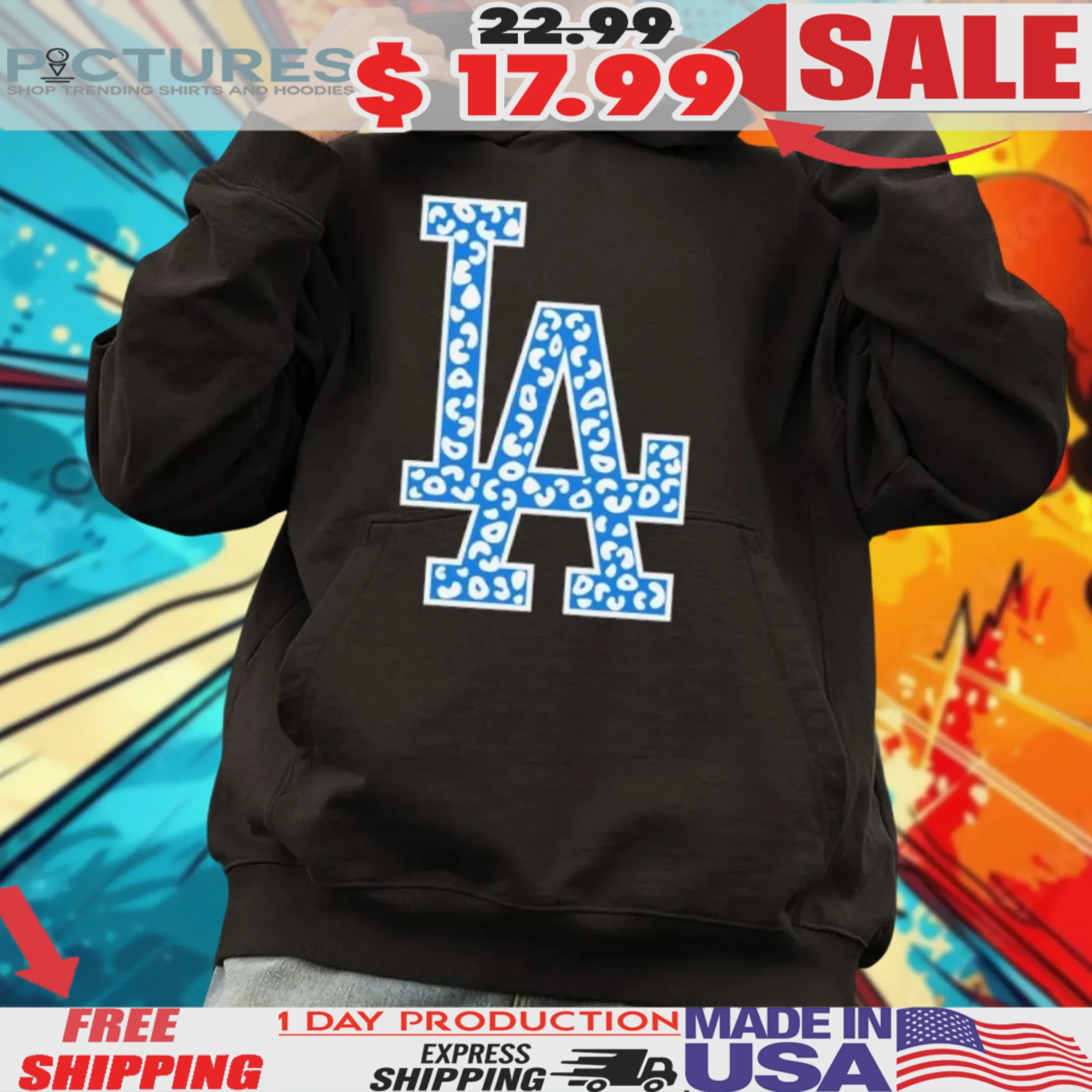Leopard Los Angeles Dodgers LA Dodgers Baseball Shirt 2 Leopard Los Angeles Dodgers LA Dodgers Baseball Shirt