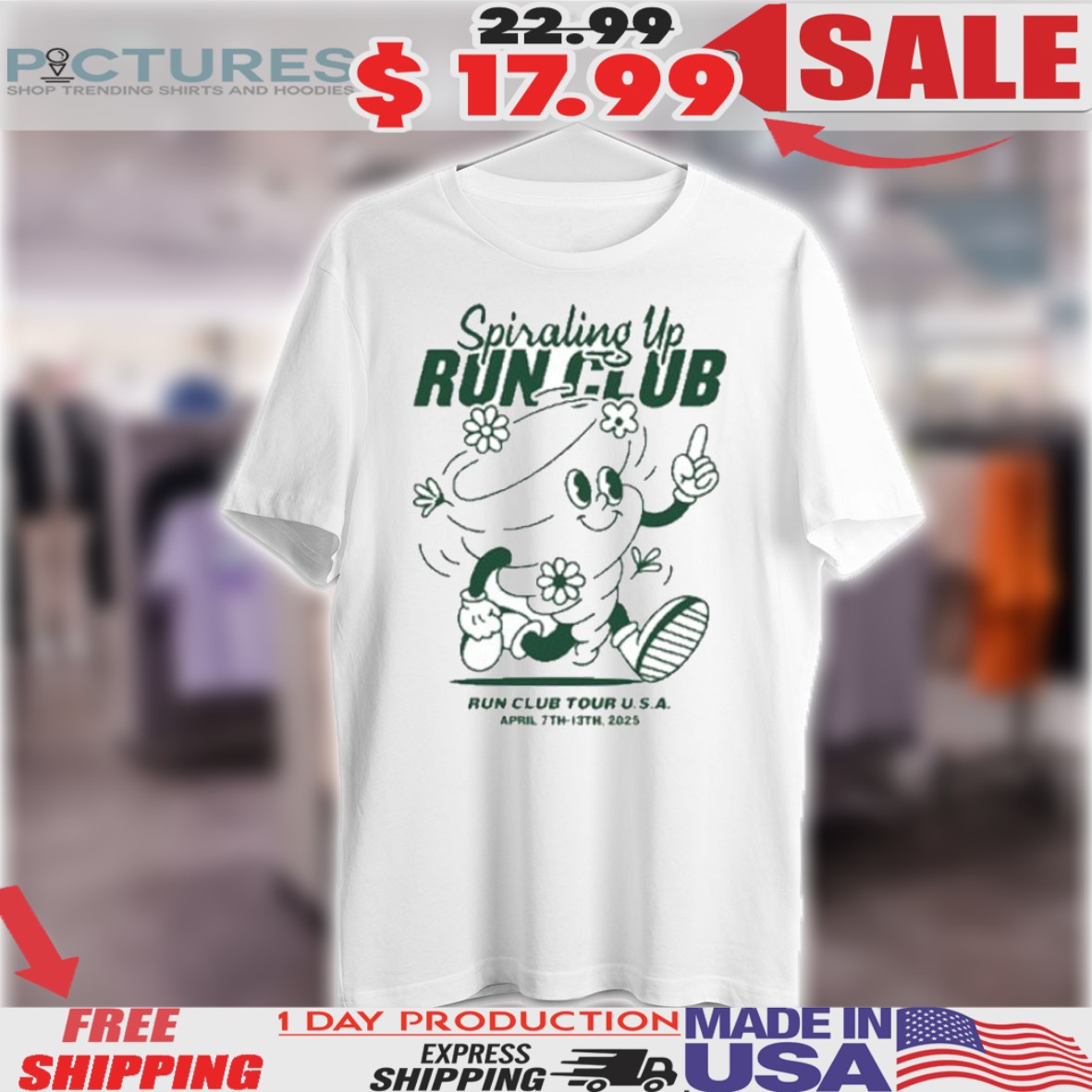 Levi Lusko Speaking Up Run Club Tour USA 2025 Shirt