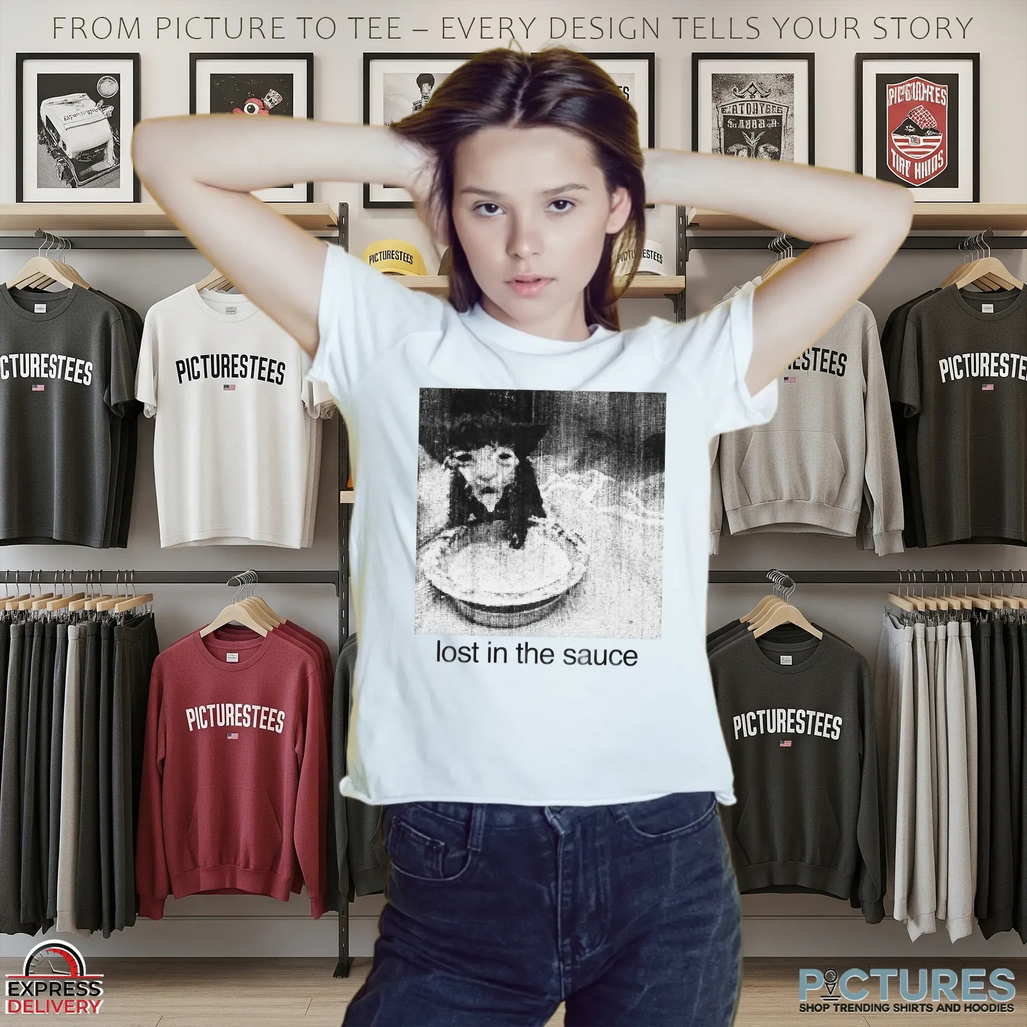 Lost In The Sauce Meme Art T Shirt