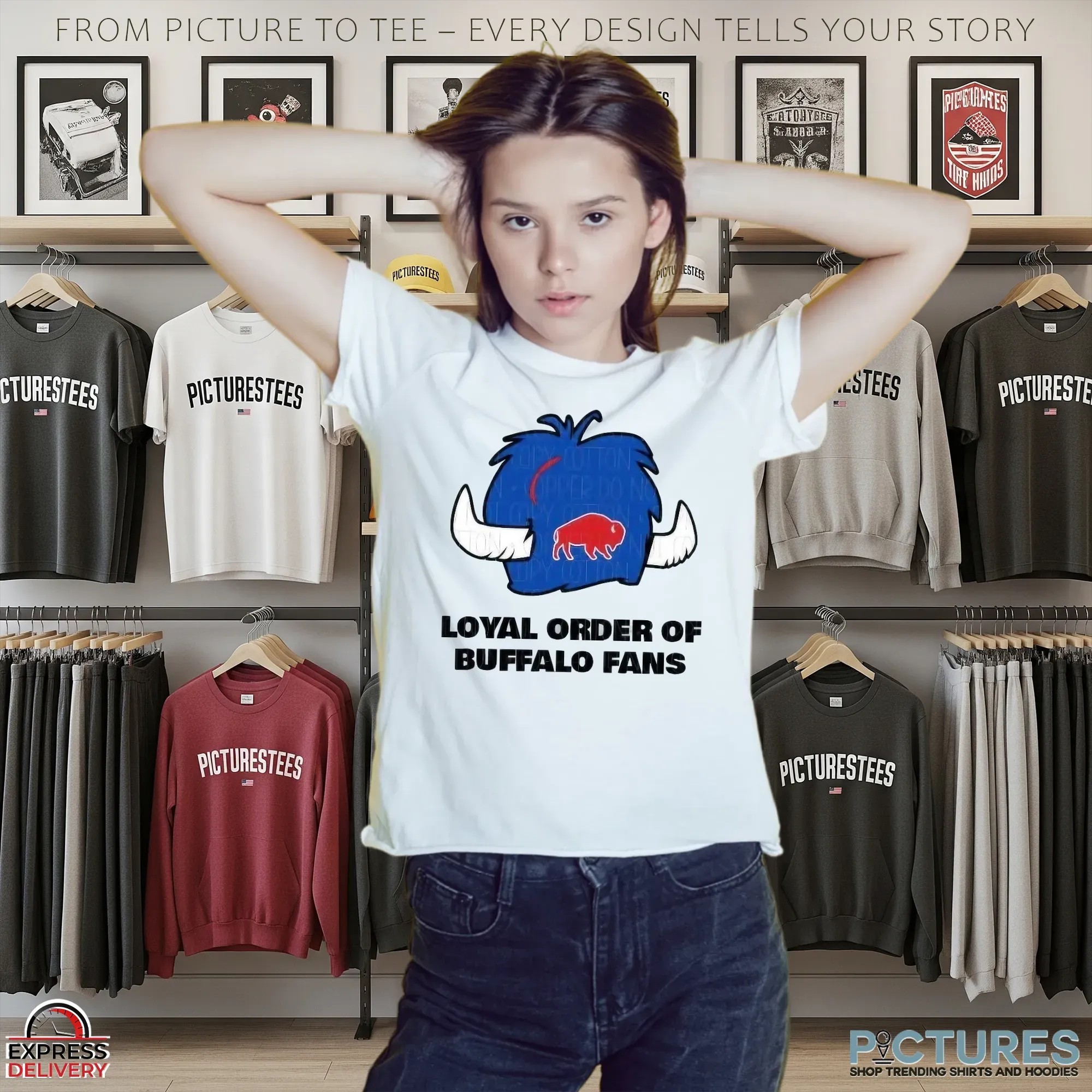 Loyal Order of Buffalo Biils Football Fans T Shirt 9 Loyal Order of Buffalo Biils Football Fans T Shirt