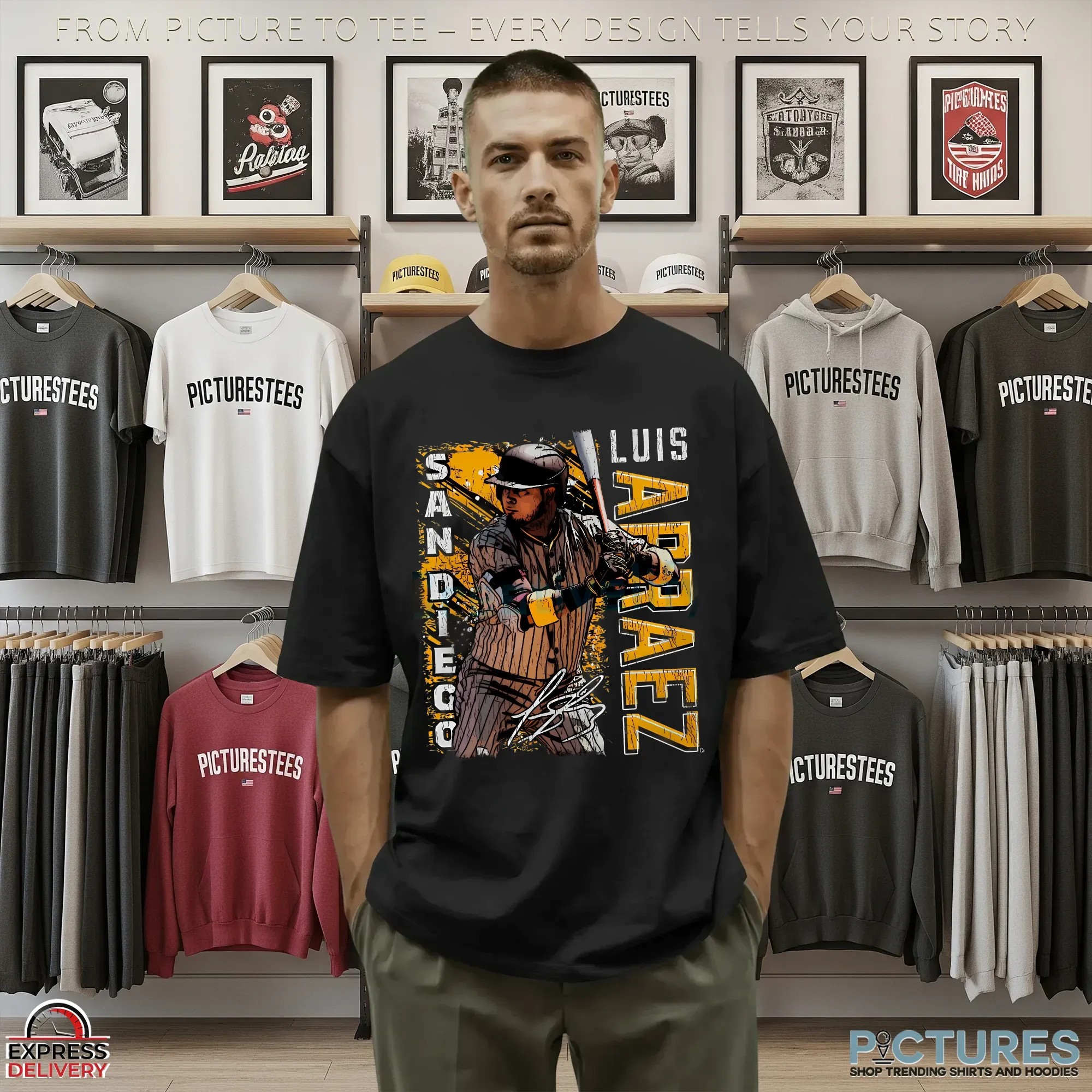 Luis Arraez San Diego Padres Gritty Signature T Shirt