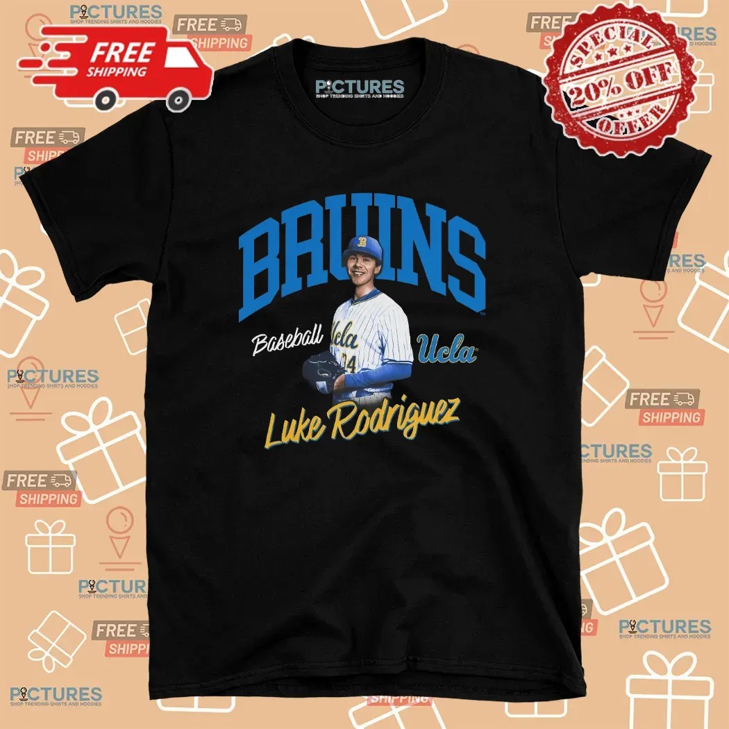 Luke Rodriguez Ucla Bruins Baseball Illustrated T Shirt