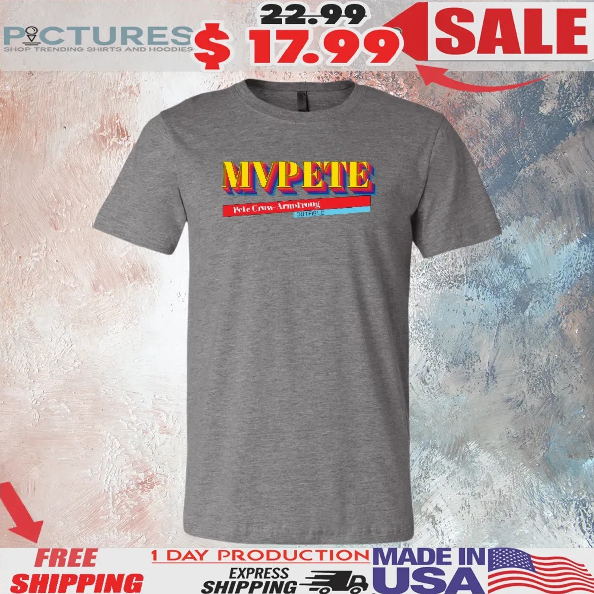 MVPETE Crow Armstrong Outfield T Shirt