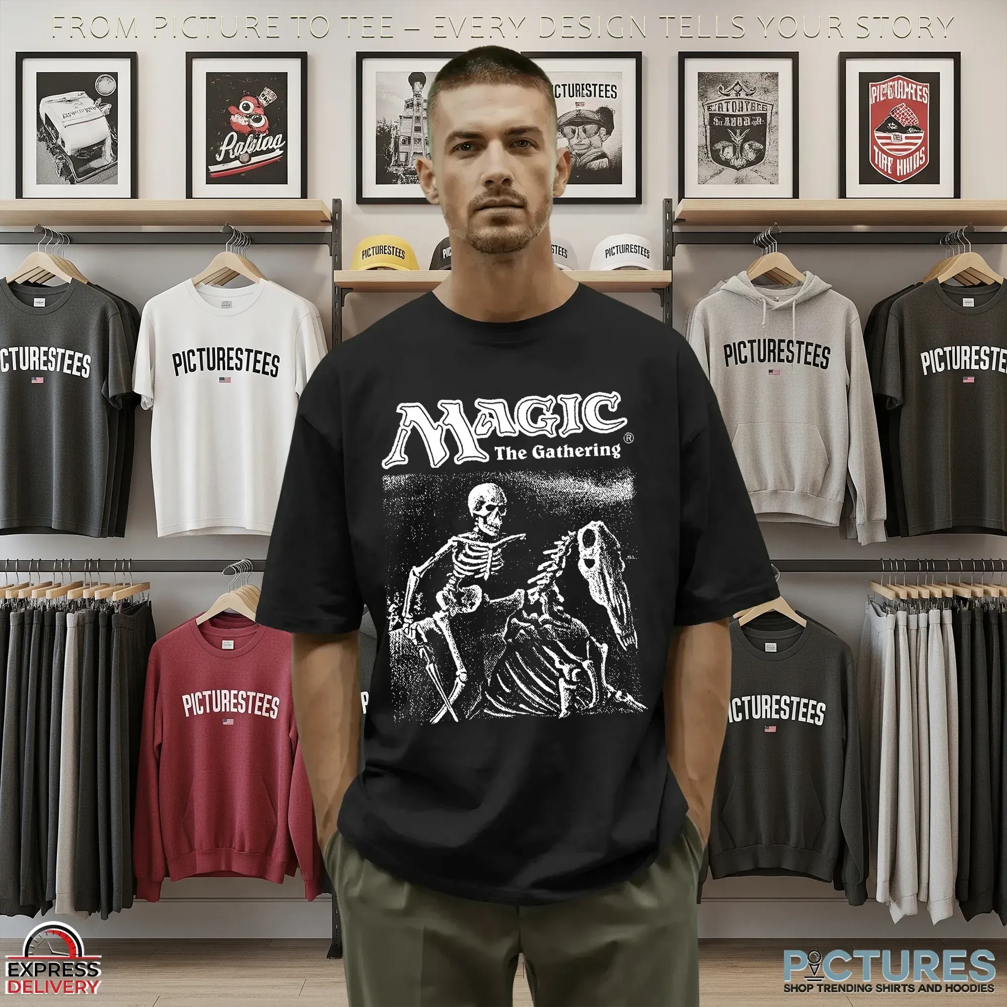 Magic The Gathering Drudge Skeletons Halloween T Shirt