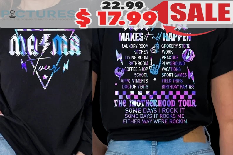 Mama Makes It All Happen Motherhood Lighting Shirt