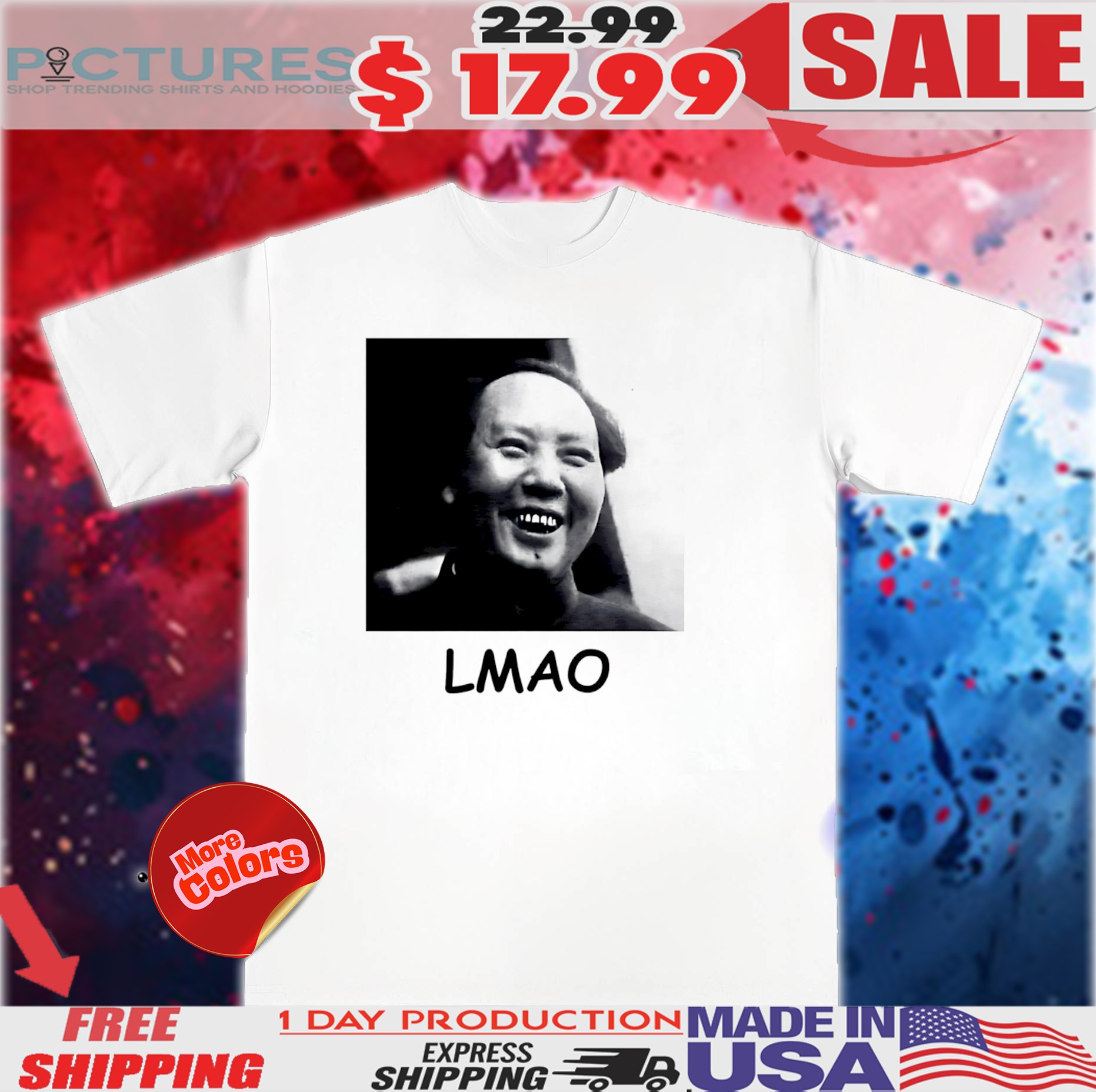Mao Zedong Lmao retro shirt 1 Mao Zedong Lmao retro shirt