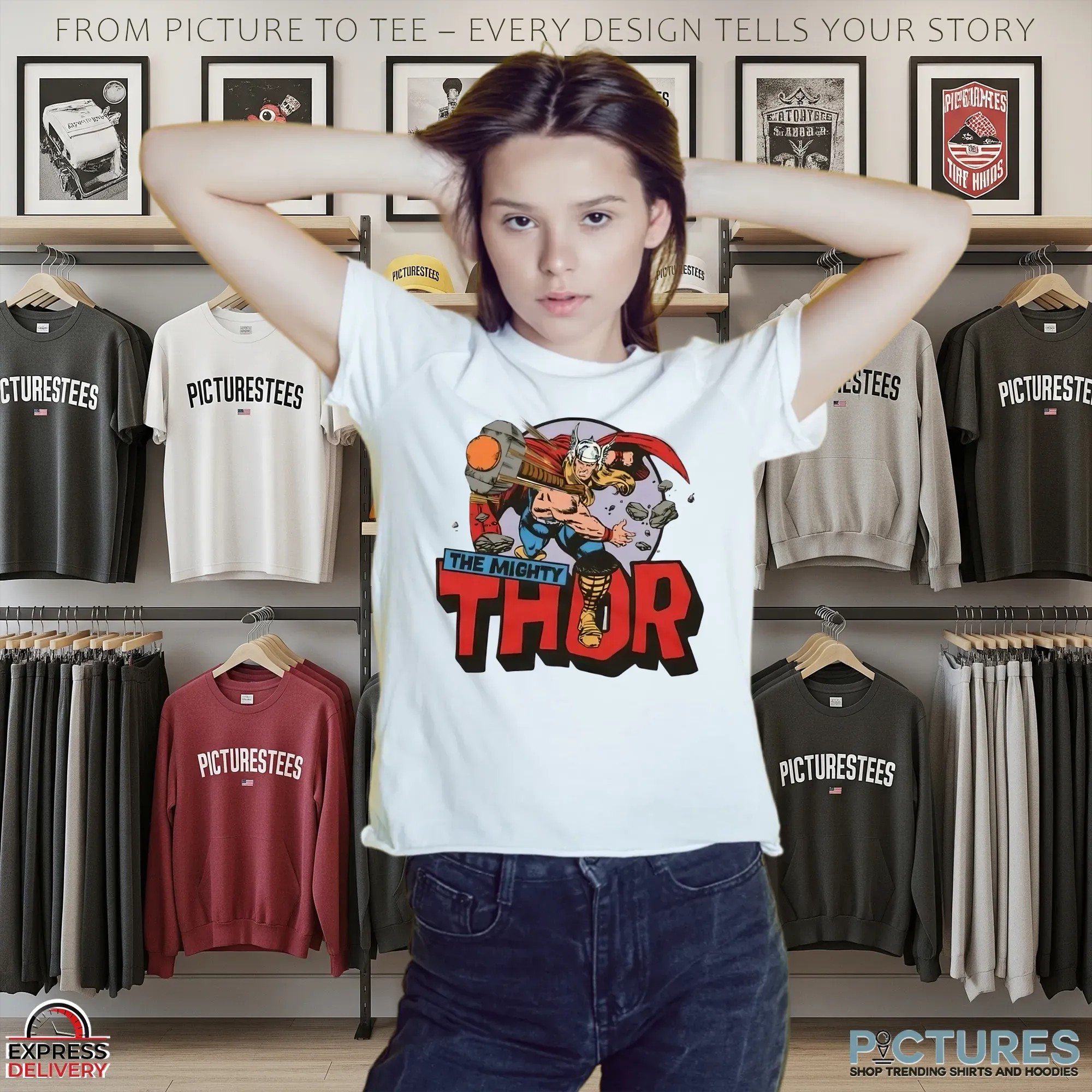 Marv3l The Mighty Th0r T Shirt