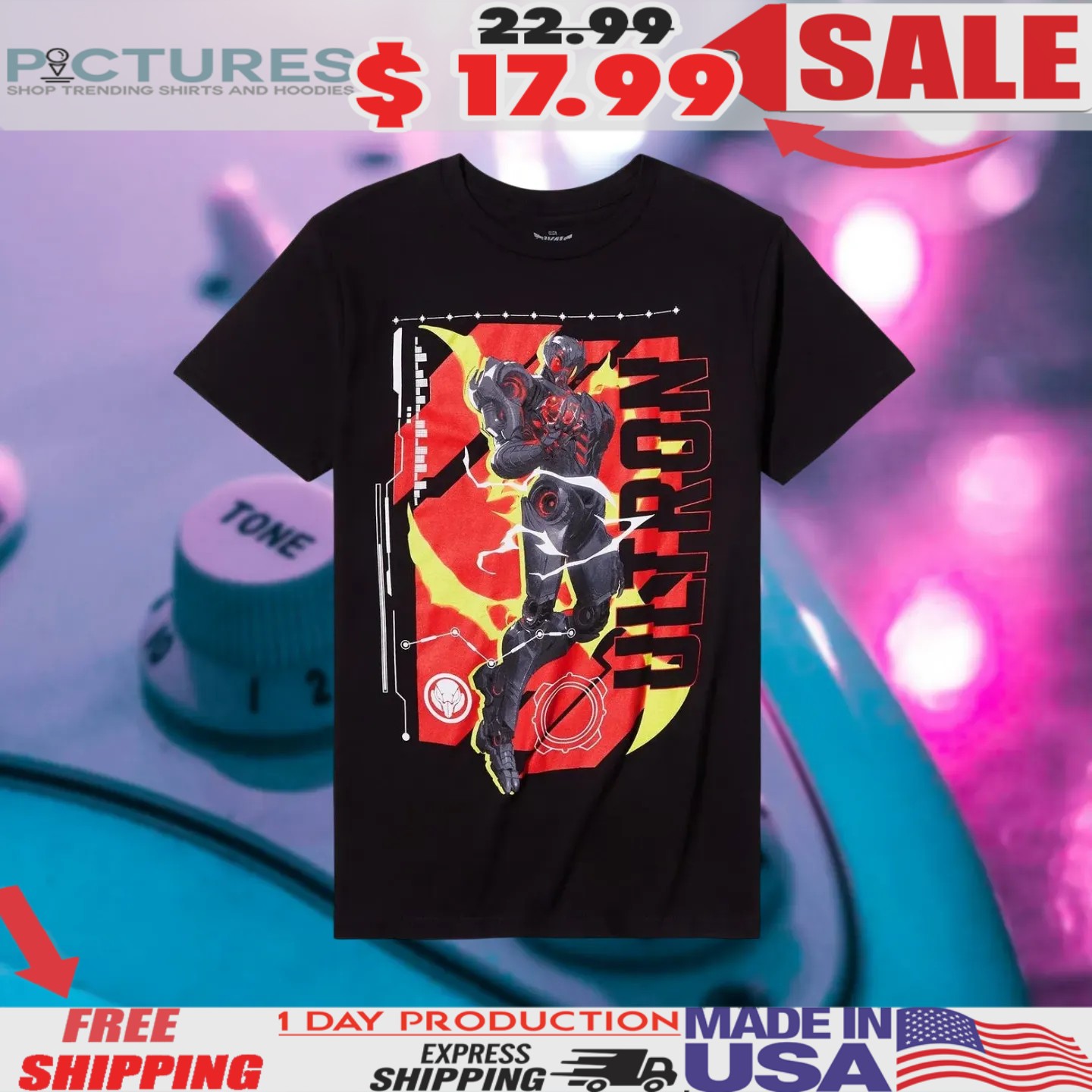 Marvel Rivals Ultron Shirt