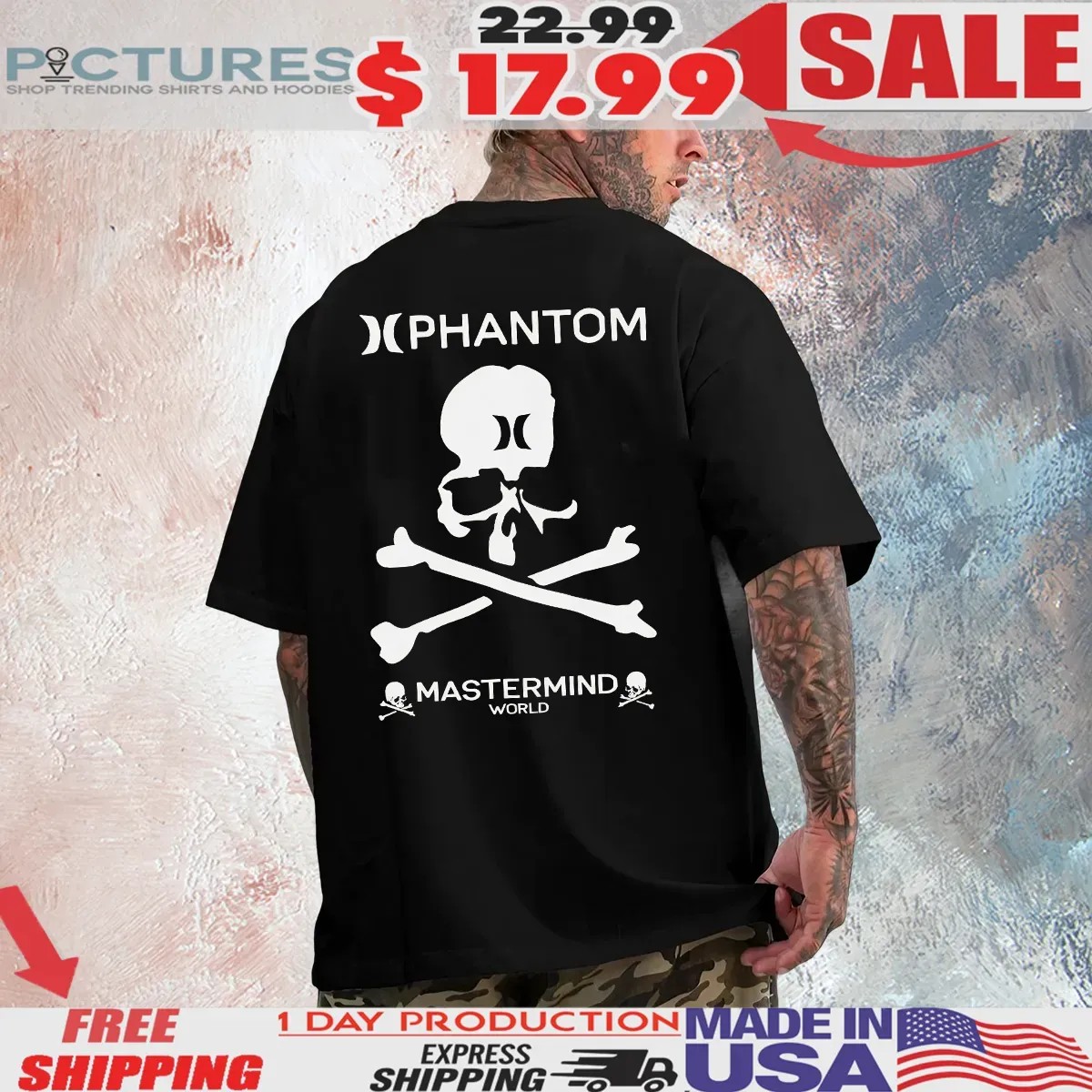 Mastermind Phantom Skull T Shirt