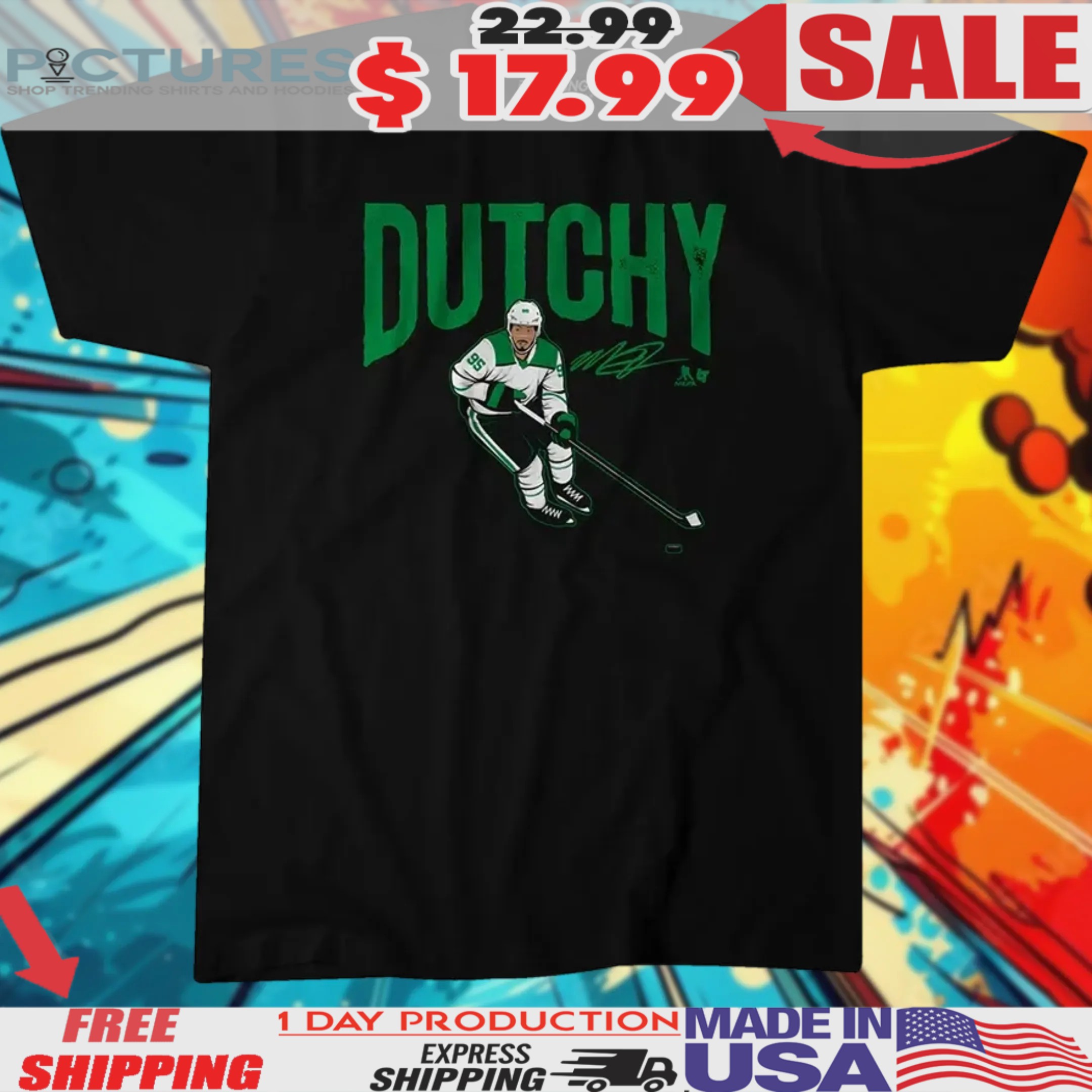 Matt Duchene Dallas Dutchy Shirt 2 Matt Duchene Dallas Dutchy Shirt