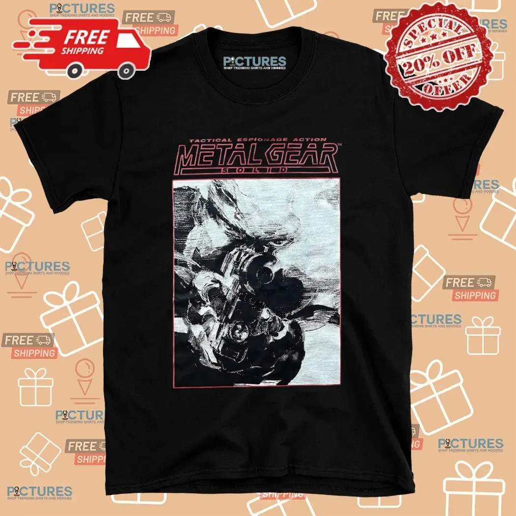 Metal Gear Solid Snake Tactical Espionage Action T Shirt