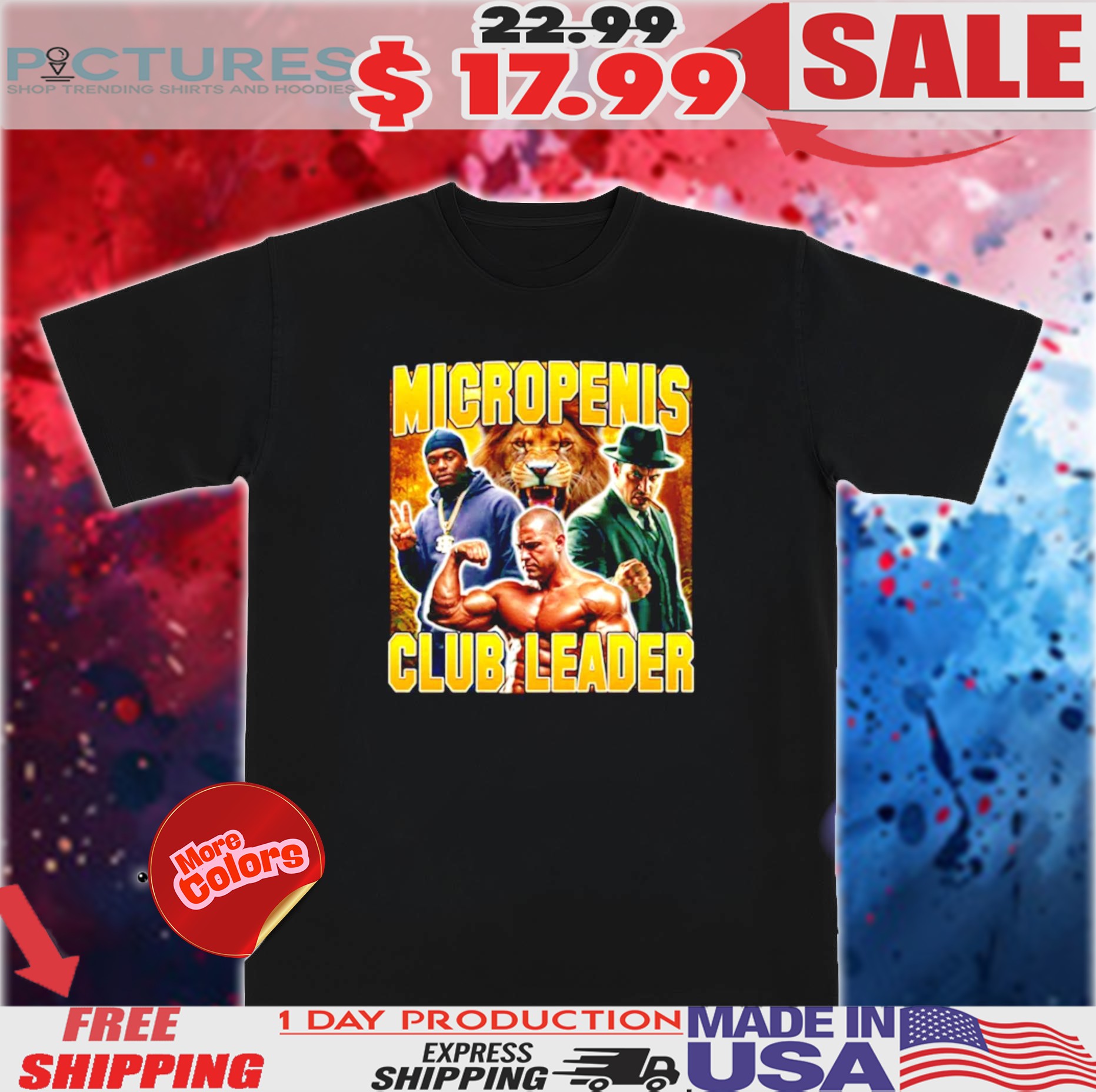 Micropenis Club Leader Graphic Shirt