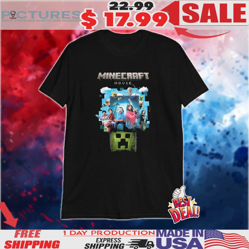 Minecraft Steve Movie Shirt 1 Minecraft Steve Movie Shirt