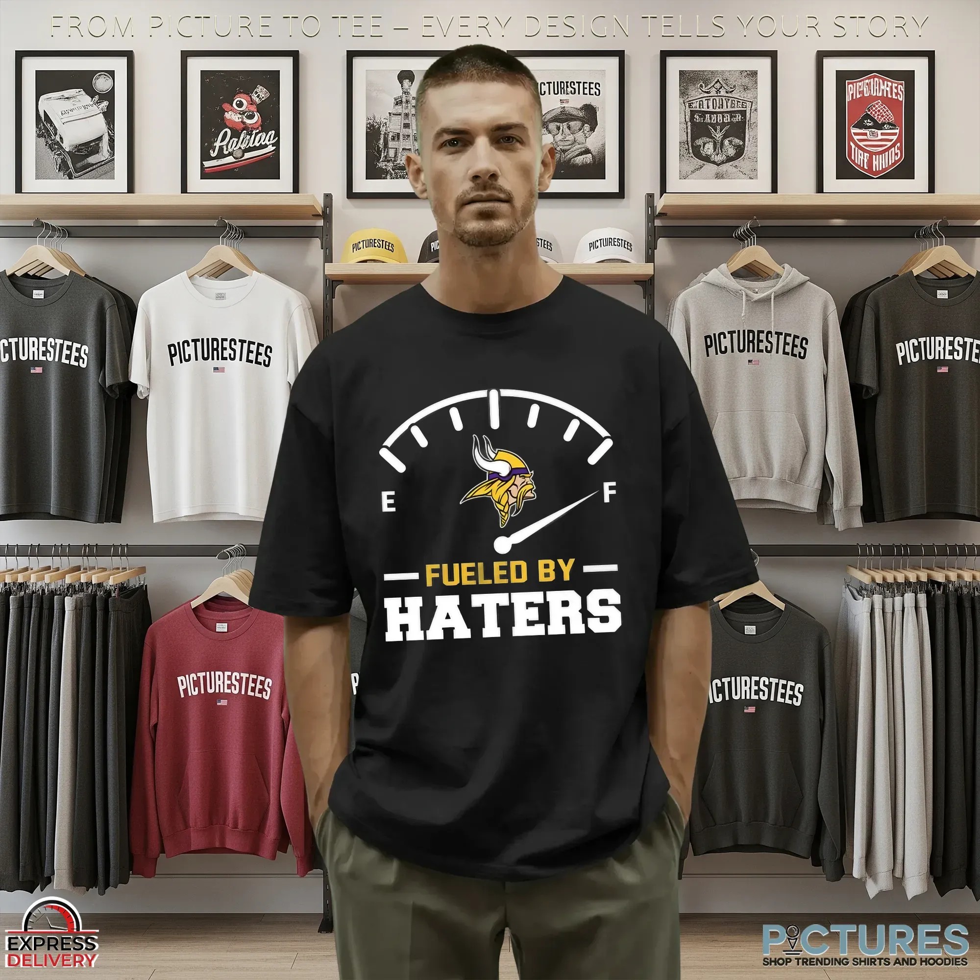 Minnesota Vikings Fueled By Haters T Shirt