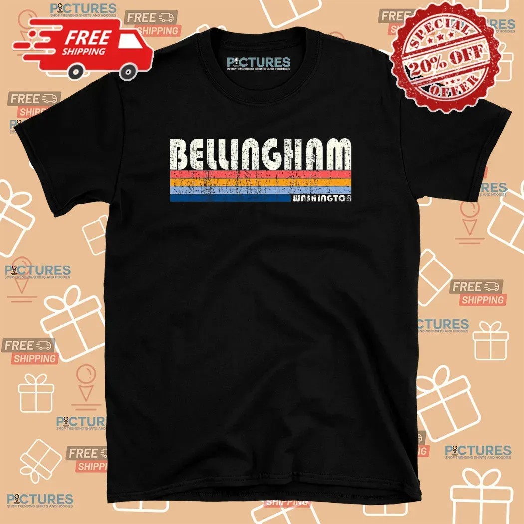 Misha Collins Wearing Bellingham Washington Retro T Shirt
