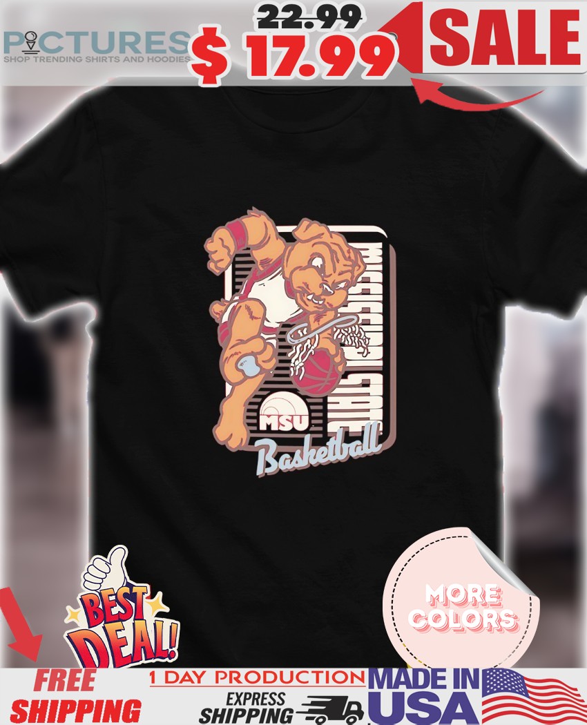 Mississippi State Bulldogs Basketball mascot dunk MSU shirt