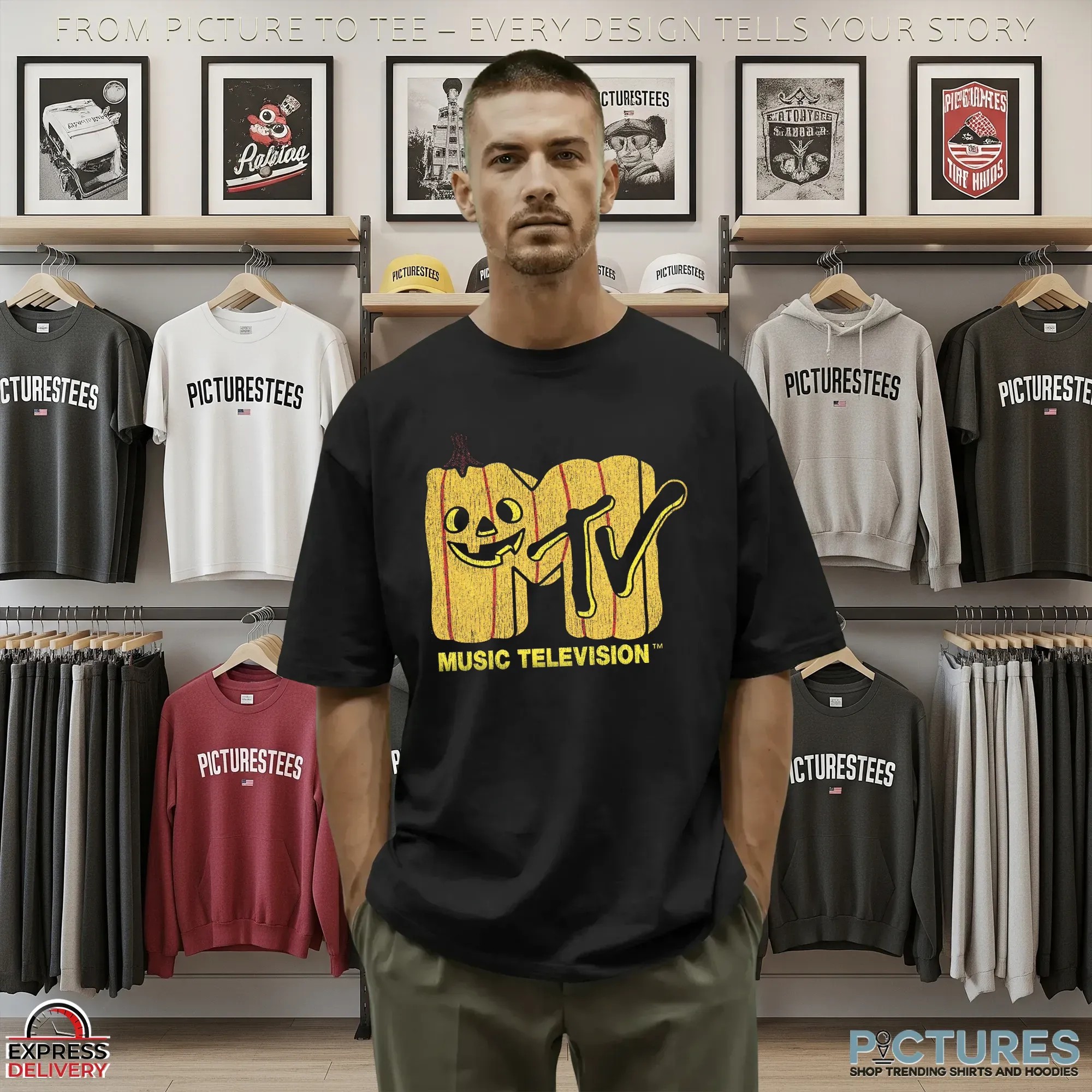 Mtv Music Television Halloween Vintage T Shirt