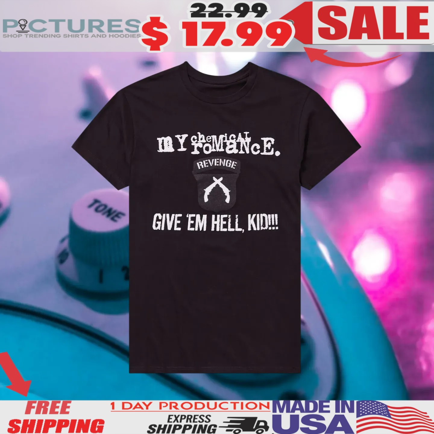 My Chemical Romance Give Em Hell Kid  Shirt