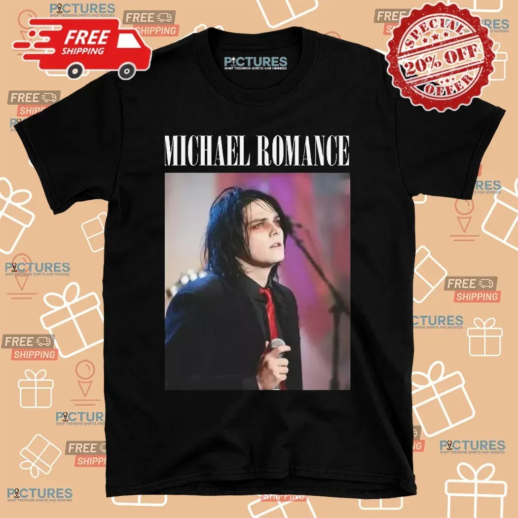 My Chemical Romance Michael Romance Photo T Shirt 7 My Chemical Romance Michael Romance Photo T Shirt