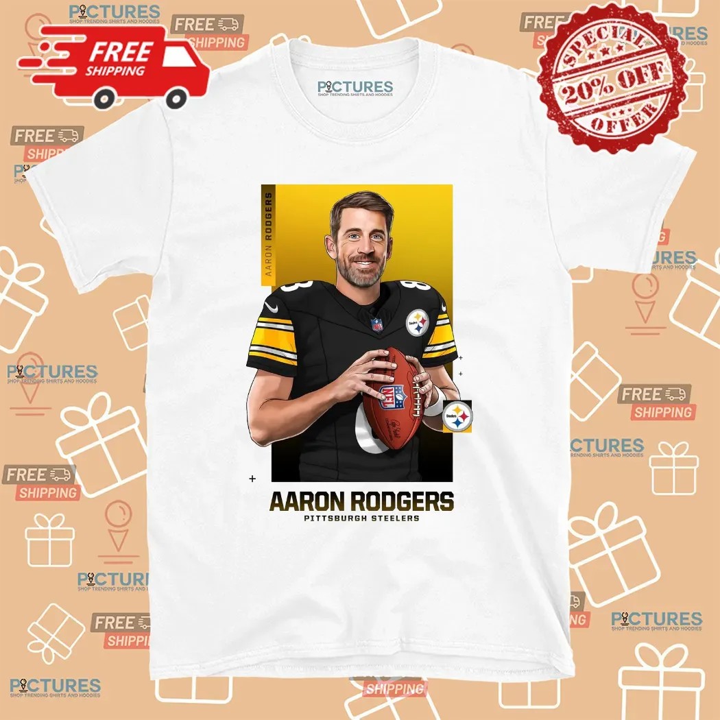 NFL Aaron Rodgers Pittsburgh Steelers Football Player T Shirt