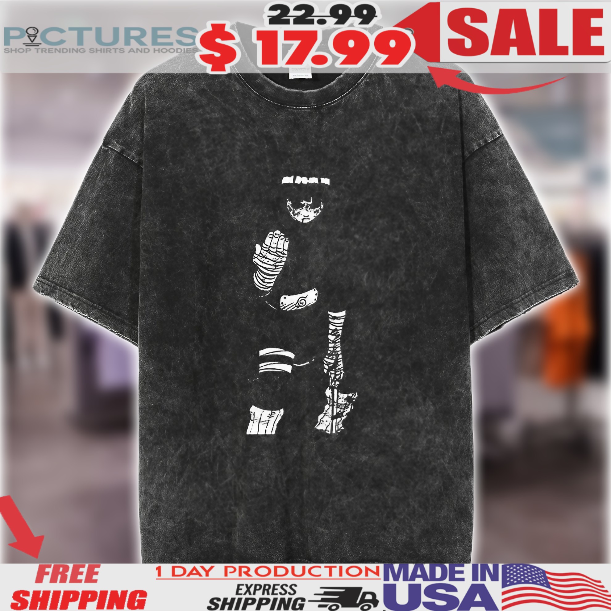 Naruto Rock Lee Anime Shirt