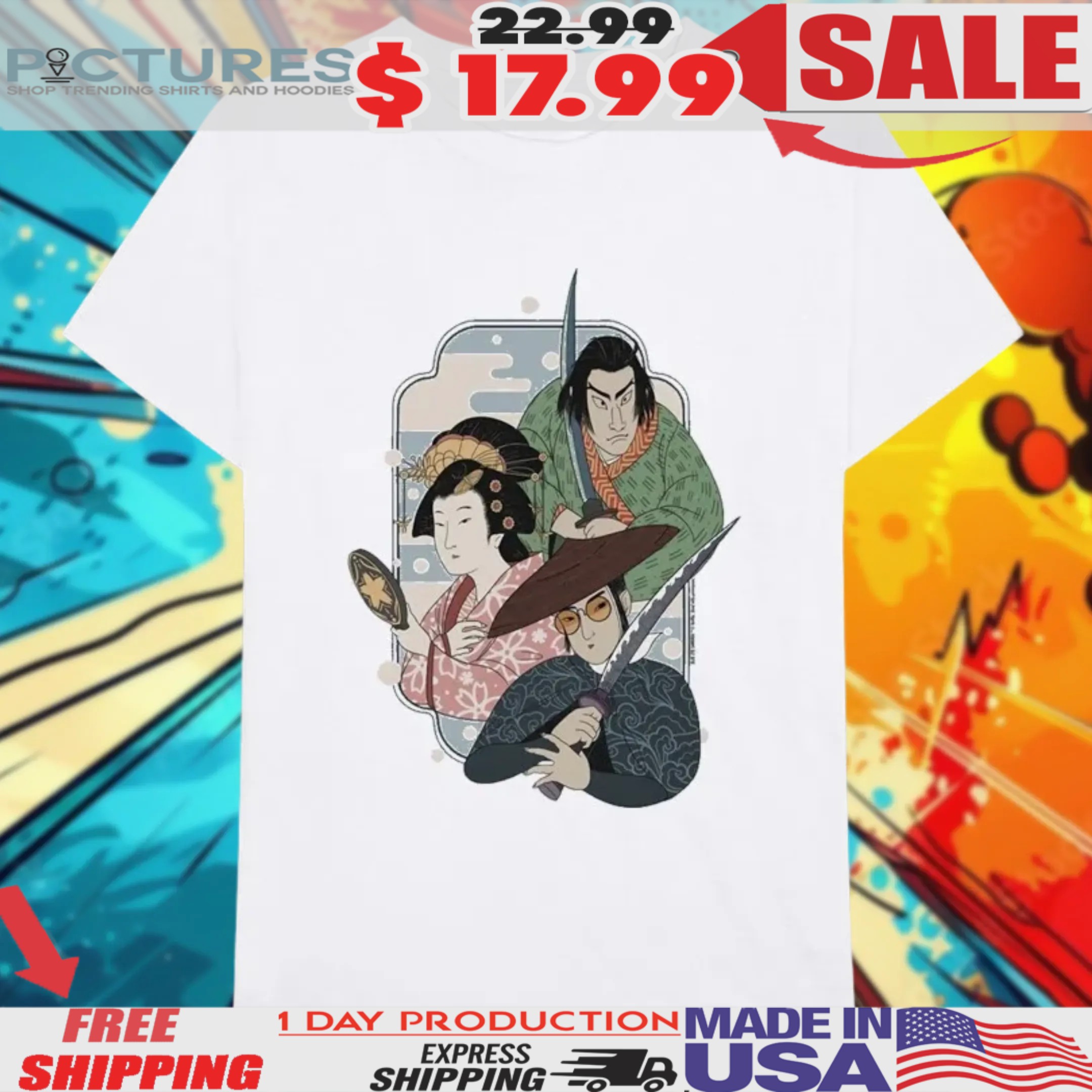 Netflix Blue Eye Samurai Shirt