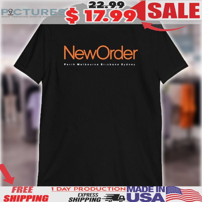 New Order Faded Perth Melbourne Brisbane Sydney Shirt