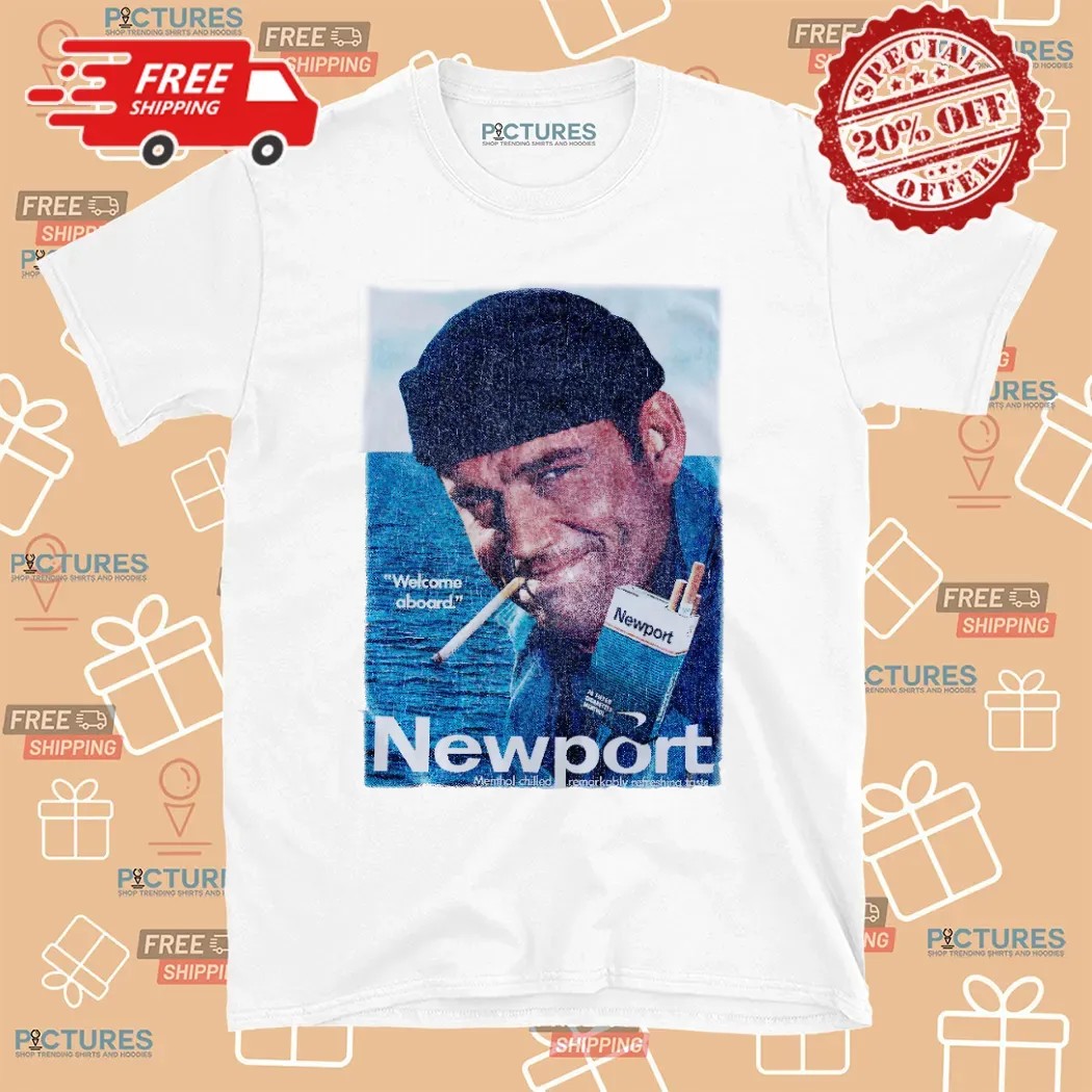 Newport Cigarettes Sailor Menthol Chilled Welcome Aboard T Shirt