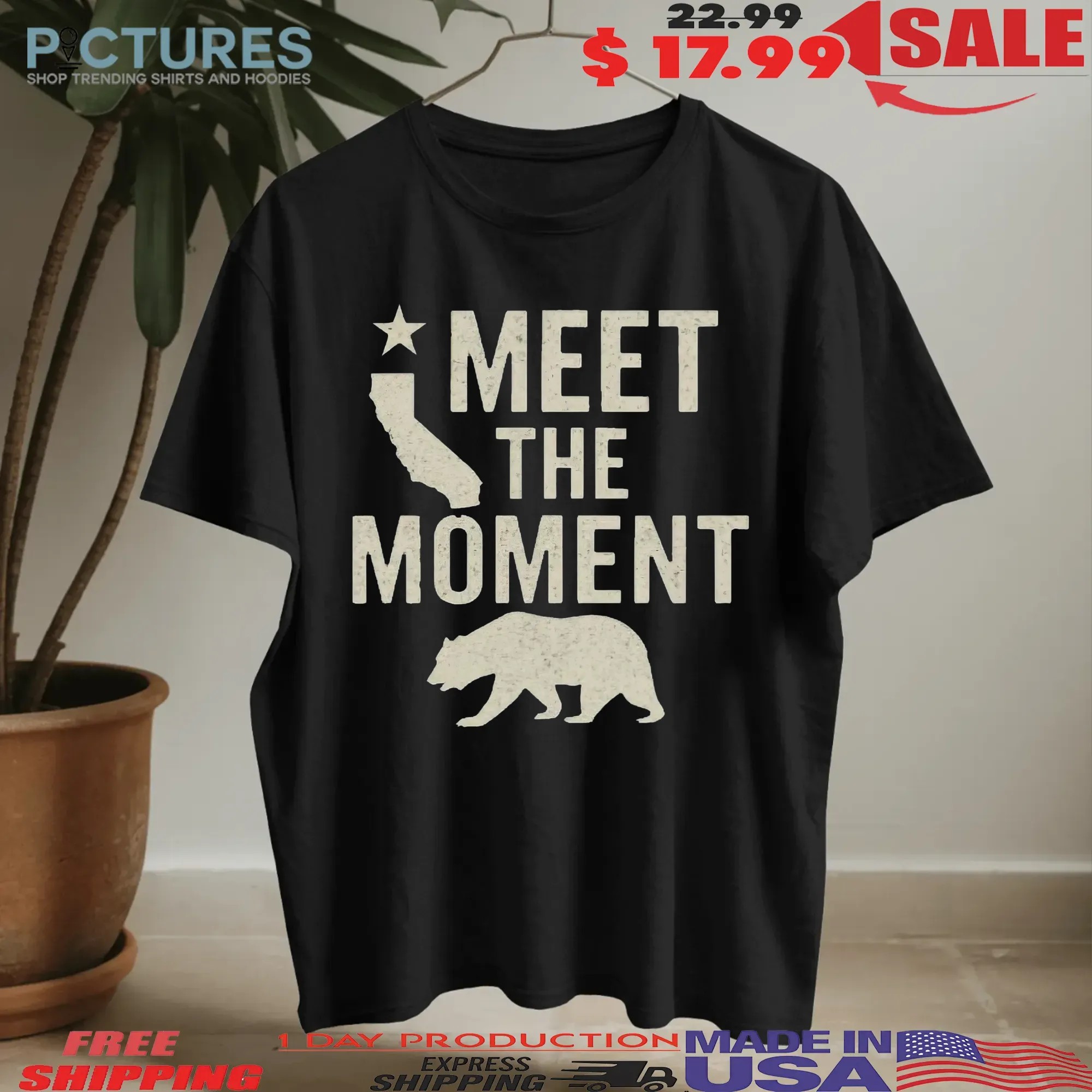 Newsom Meet The Moment T Shirt