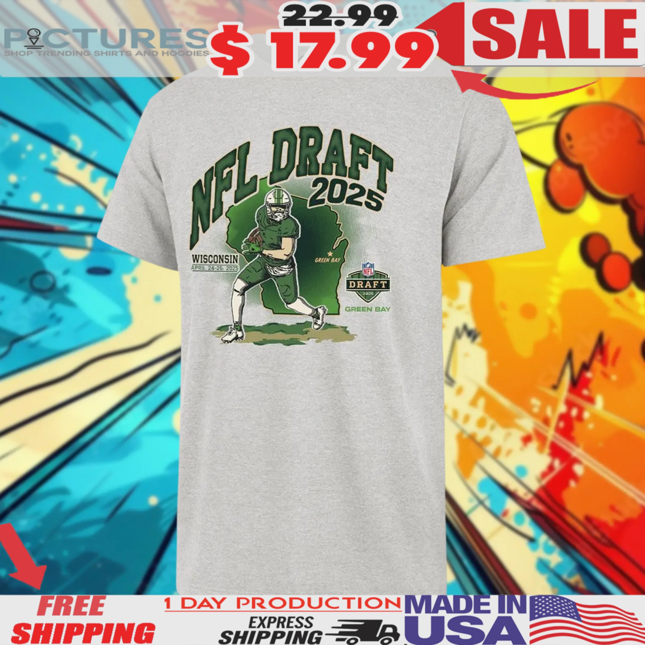 Nfl Draft 2025 47 Wi Player Franklin Shirt