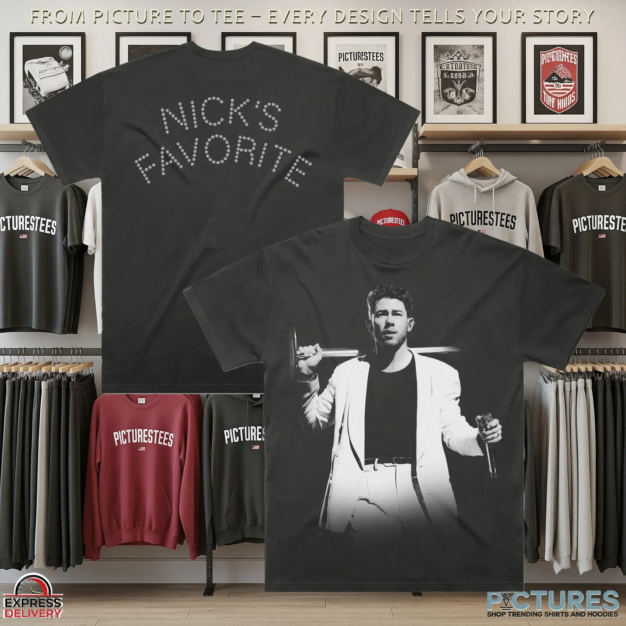 Nick's Favorite Jonas Borthers T Shirt