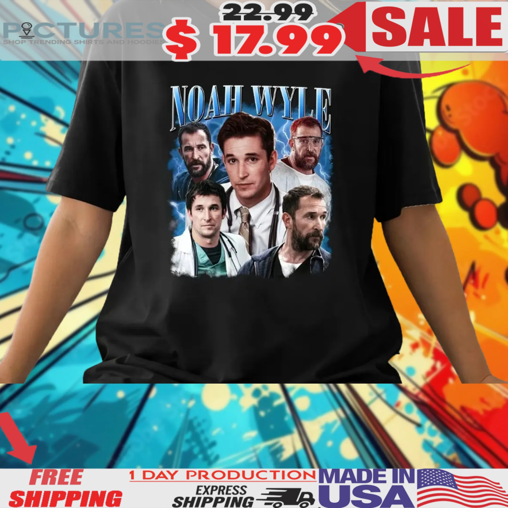 Noah Wyle Vintage Bootleg Shirt