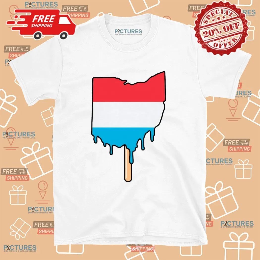 Ohio Popsicle Keep It Cool Map Ice Scream T Shirt 8 Ohio Popsicle Keep It Cool Map Ice Scream T Shirt