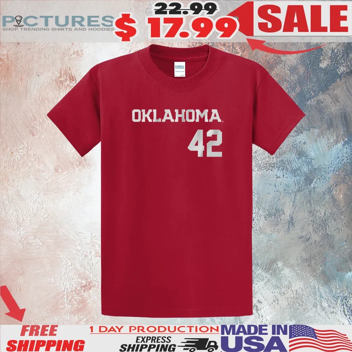 Oklahoma Sooners Softball Gabbie Garcia 42 T Shirt