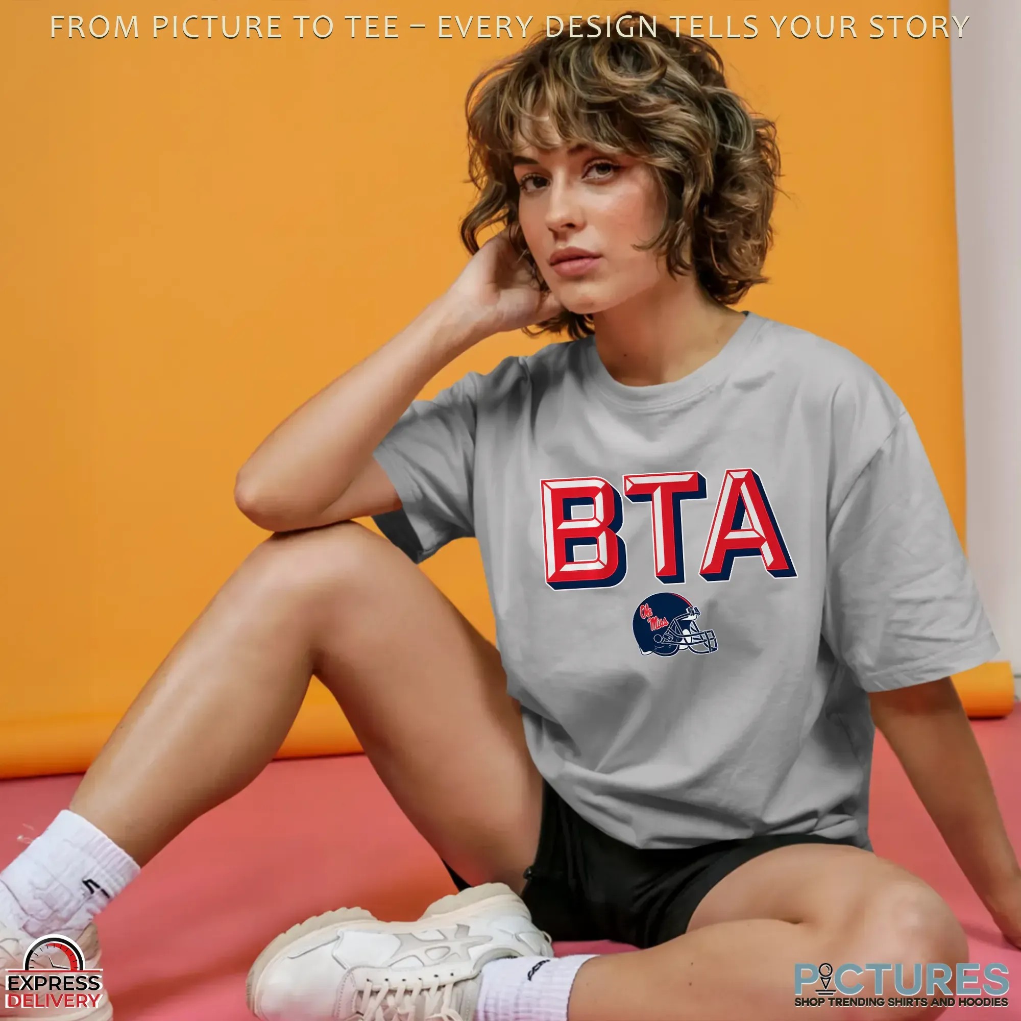 Ole Miss Rebels BTA Helmet T Shirt 5 Ole Miss Rebels BTA Helmet T Shirt