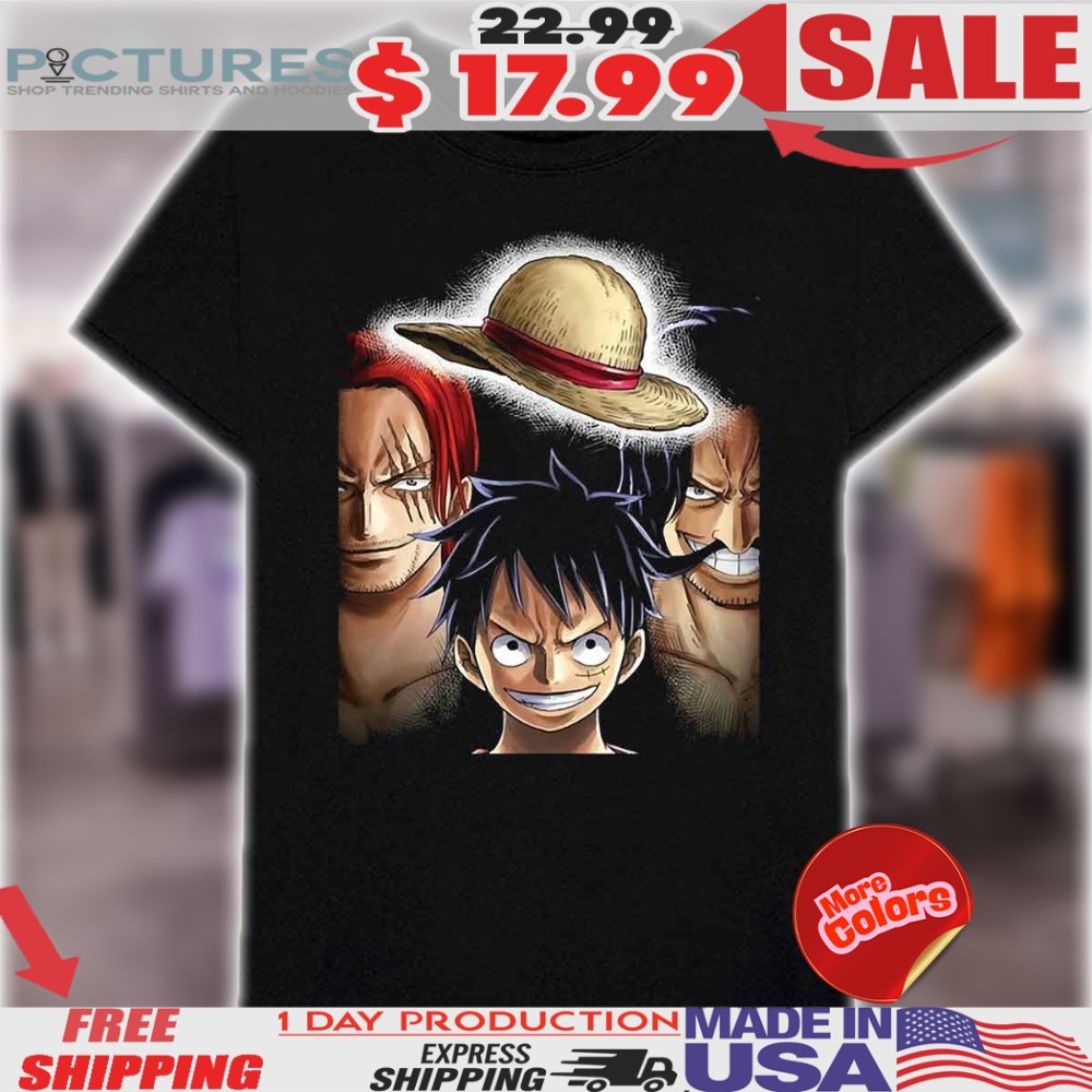 One Piece Luffy Shanks Roger Shirt