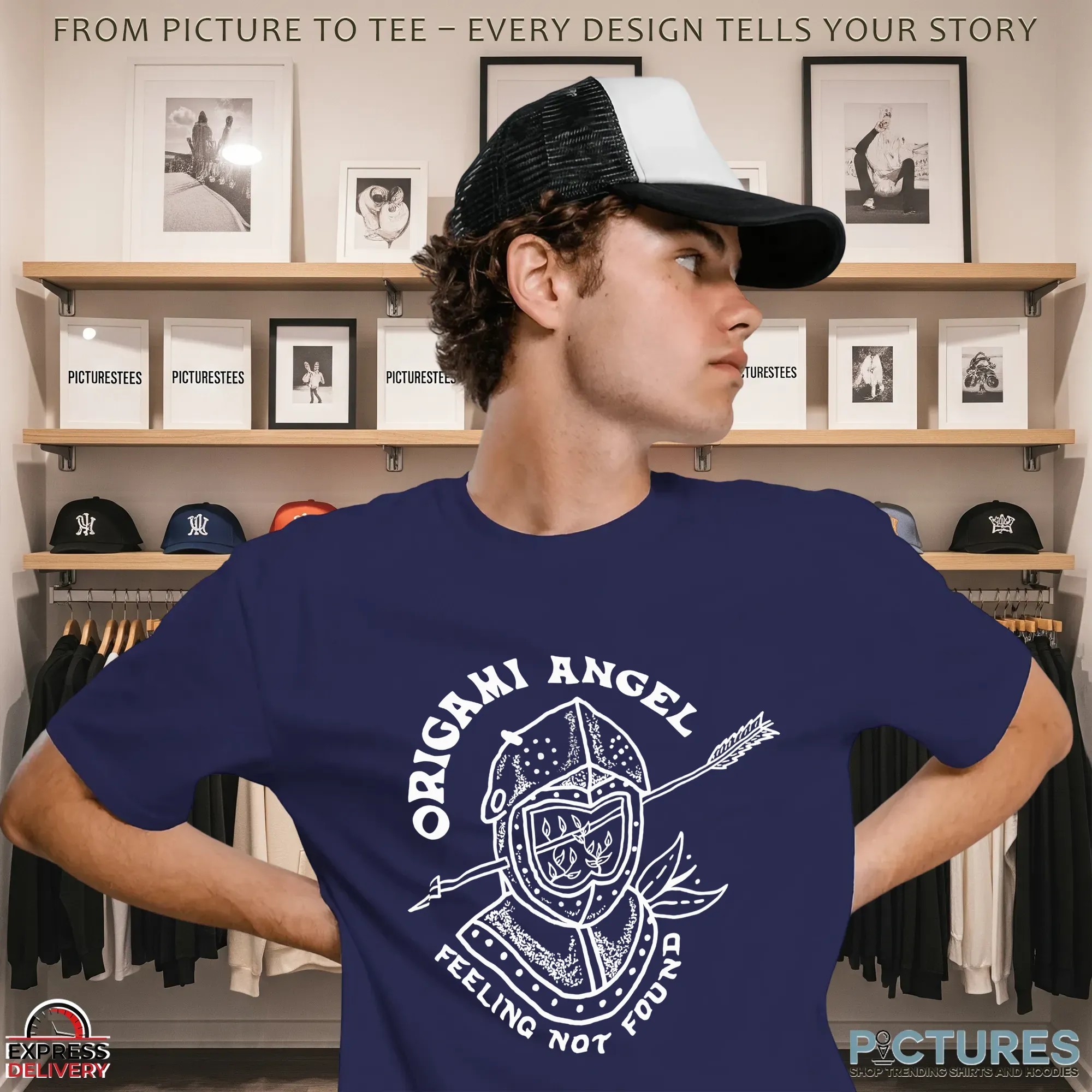 Origami Angel Arrow Feeling Not Found T Shirt