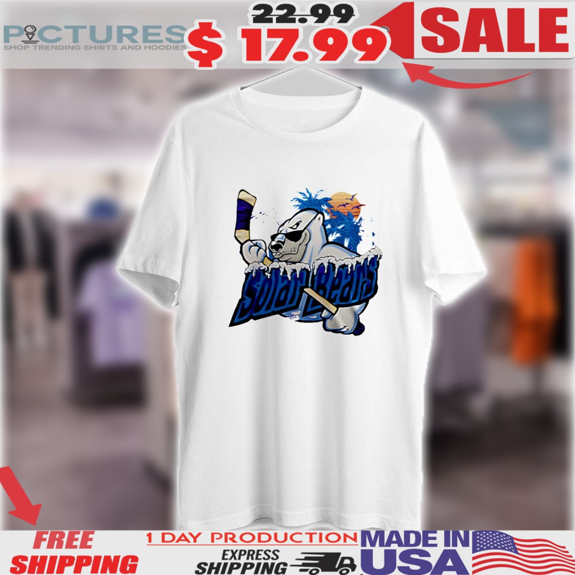 Orlando Solar Bears Back To 95s Special Shirt