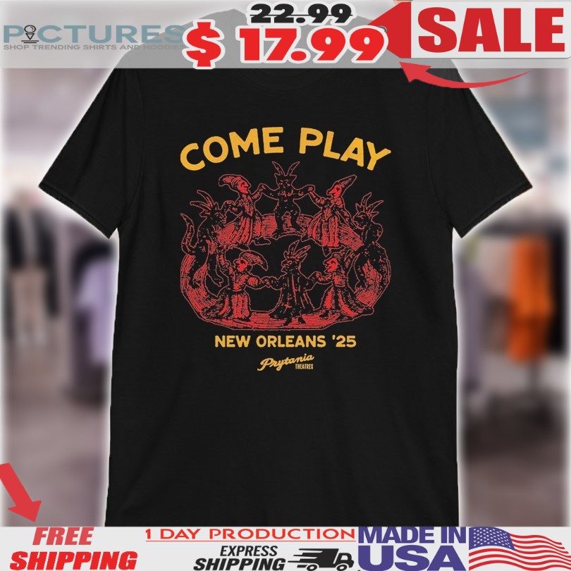 Overlook Film Festival Come Play New Orleans 2025 Prytania Theaters Shirt