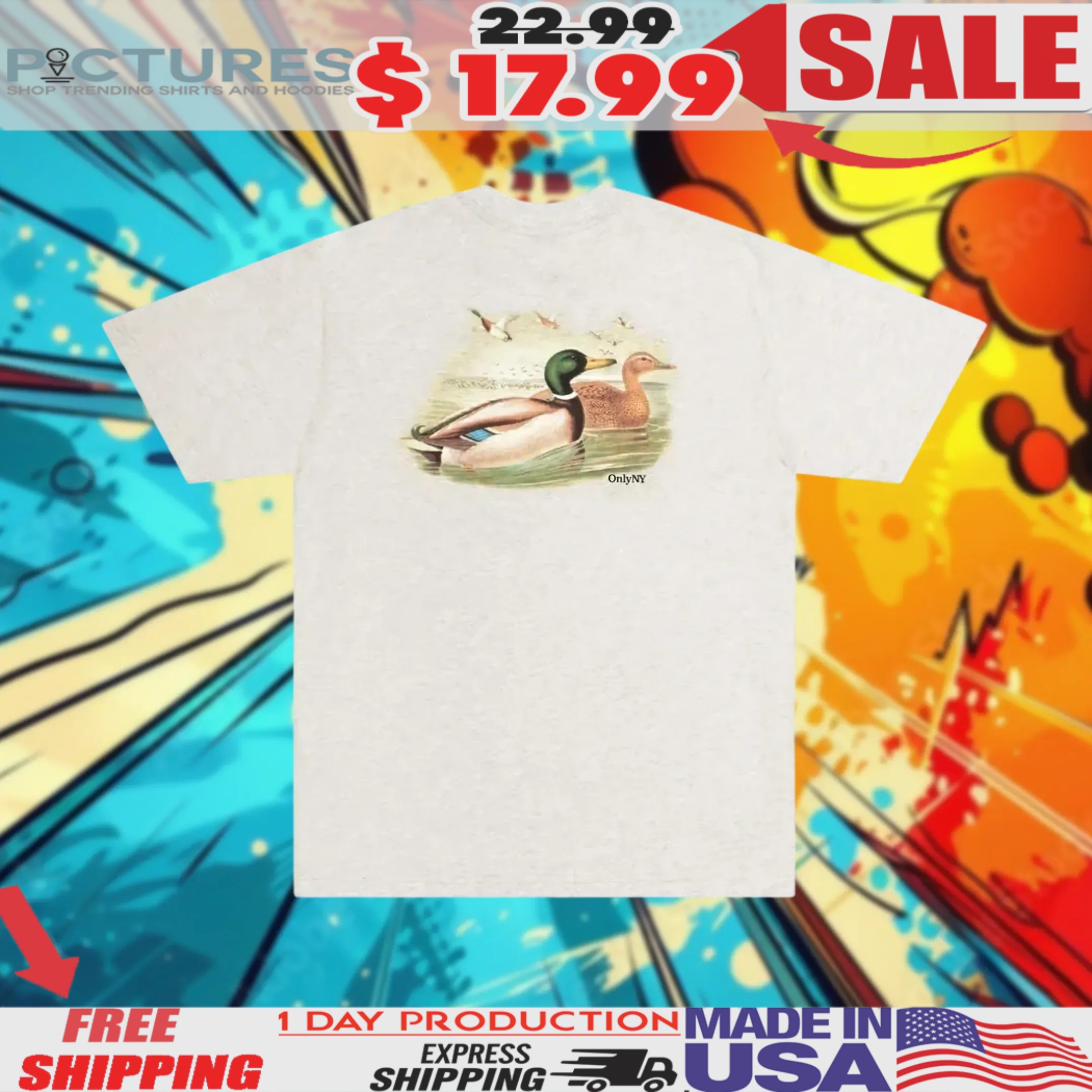 Painted Mallard OnlyNY Shirt